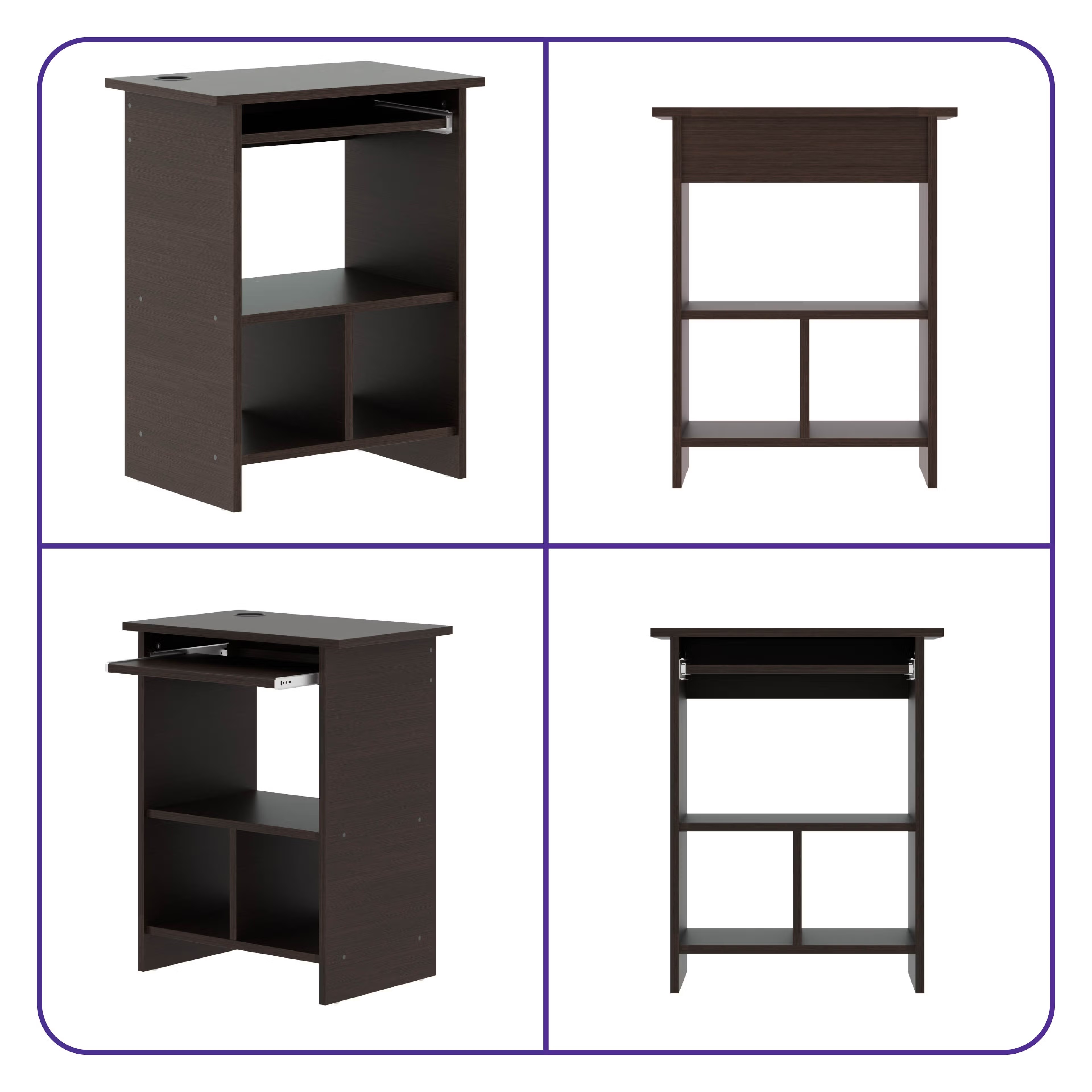 Home 46 Wakefit Cursa Study Table Wenge