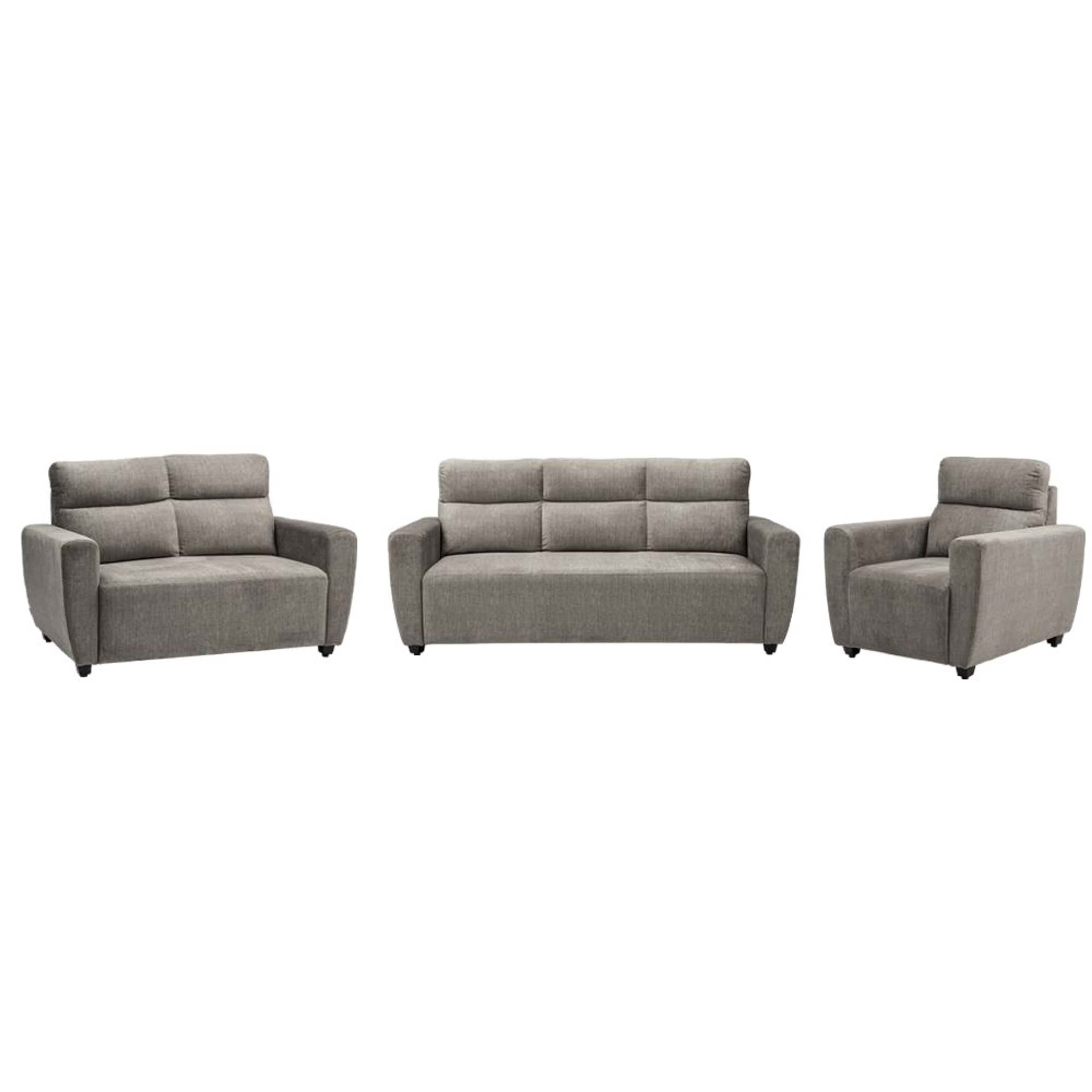 Wakefit Belize Plus Sofa Set - (3+2+1) Regular, Set (3+2+1), Taupe