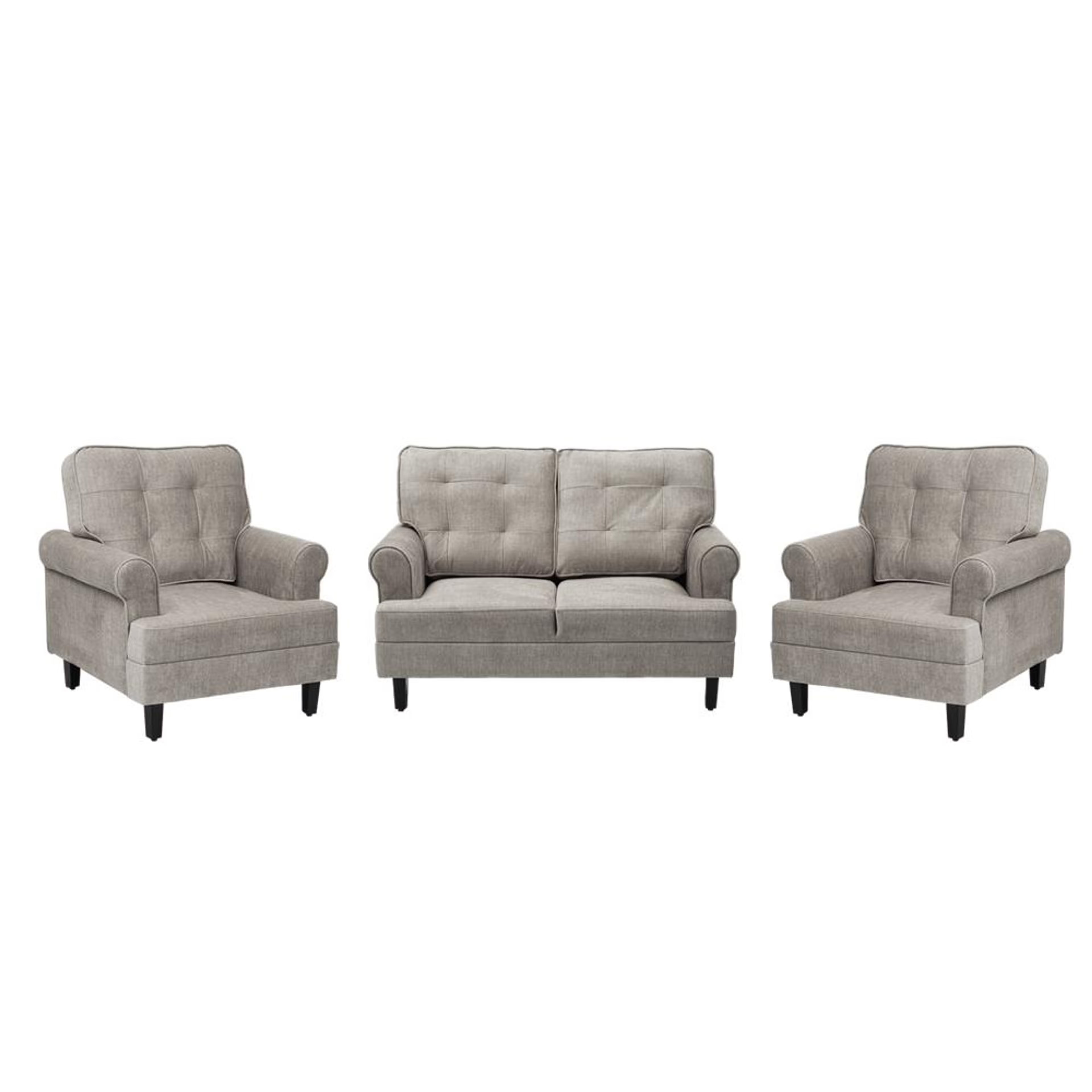 Wakefit Dreamer Plus Sofa Set - (2+1+1) Regular, Set (2+1+1), Taupe