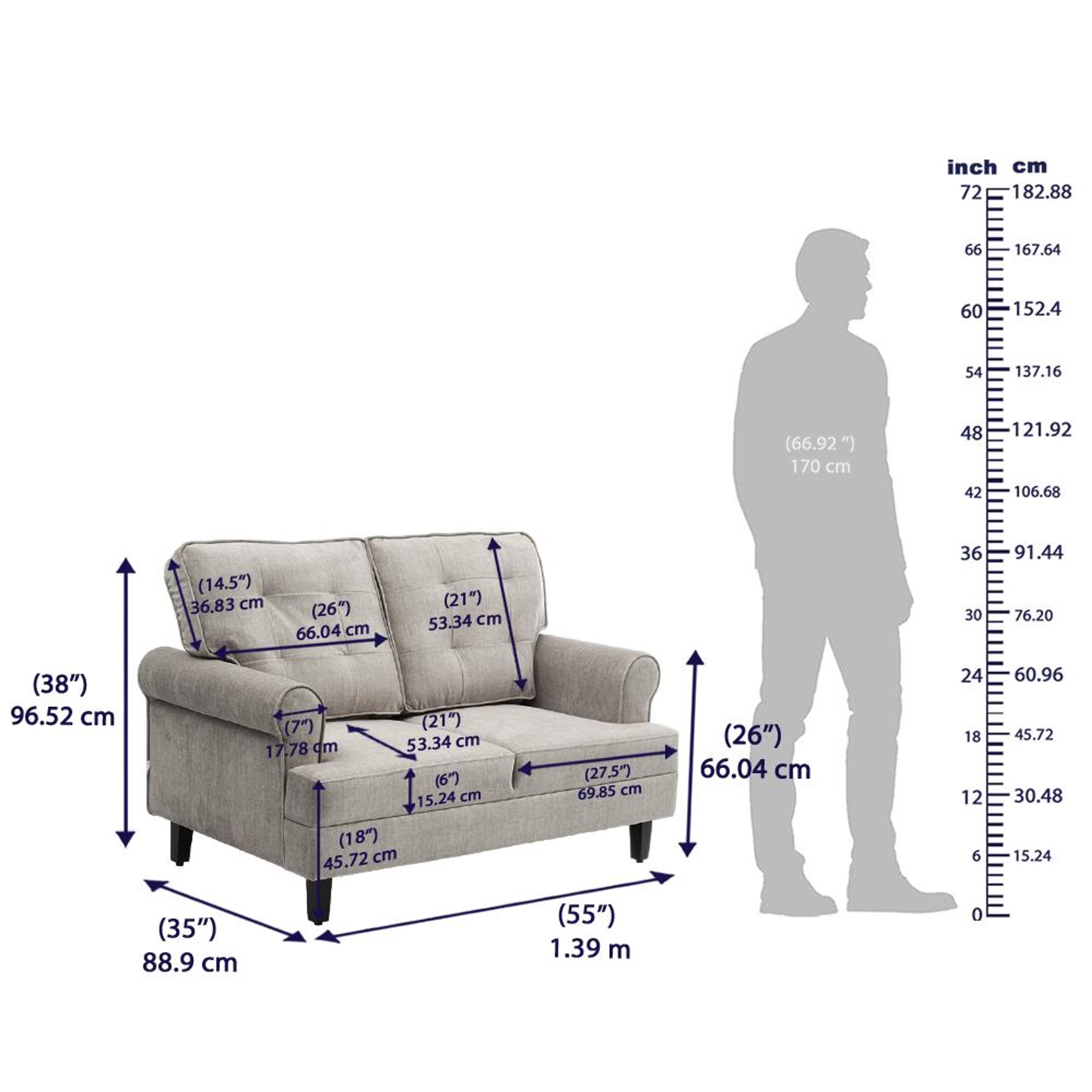 Wakefit Dreamer Plus Sofa Set - (2+1+1) Regular, Set (2+1+1), Taupe 8 Wakefit Dreamer Plus Sofa Set - (2+1+1) Regular, Set (2+1+1), Taupe