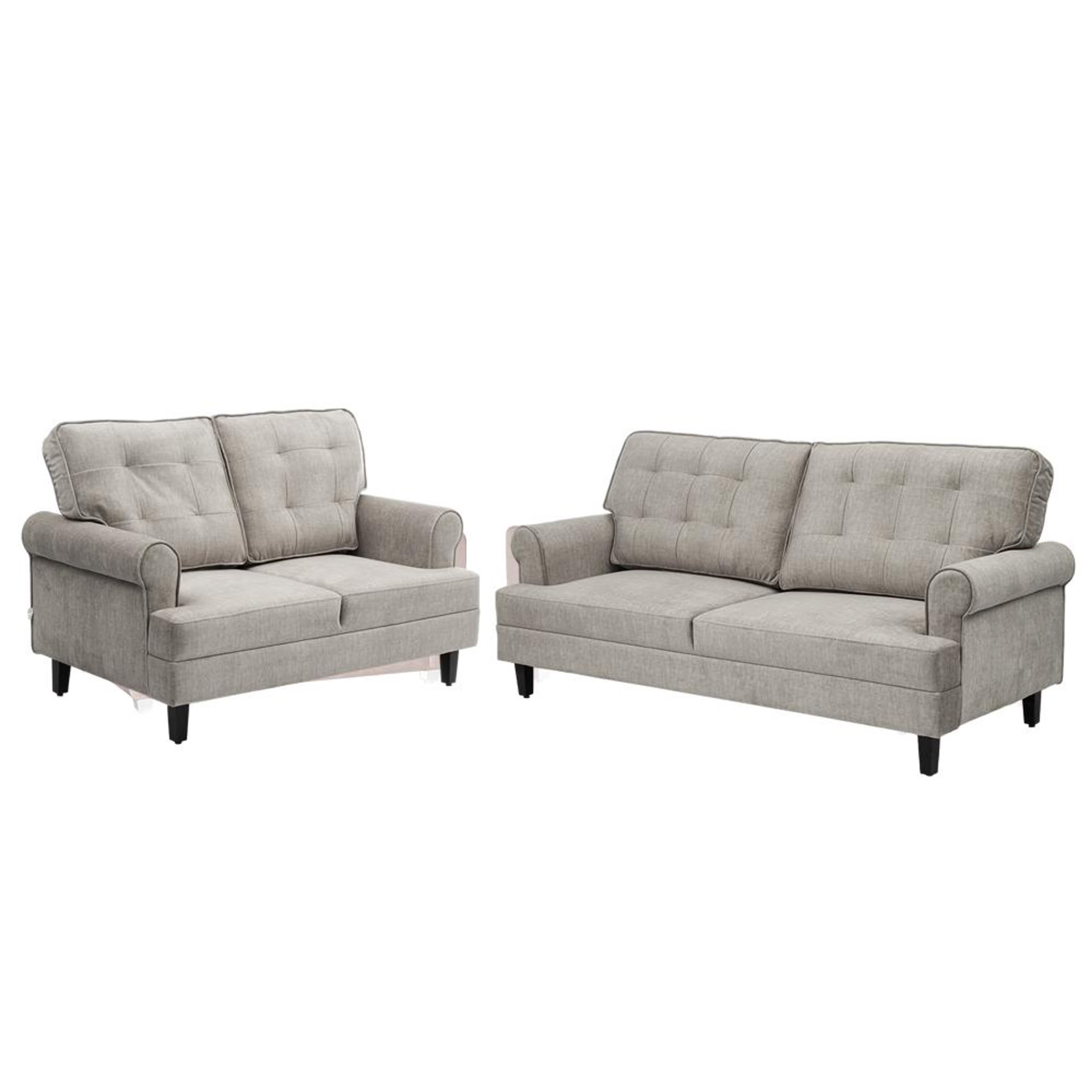 Home 38 Wakefit Dreamer Plus Sofa Set - (3+2) Regular, Set (3+2), Taupe
