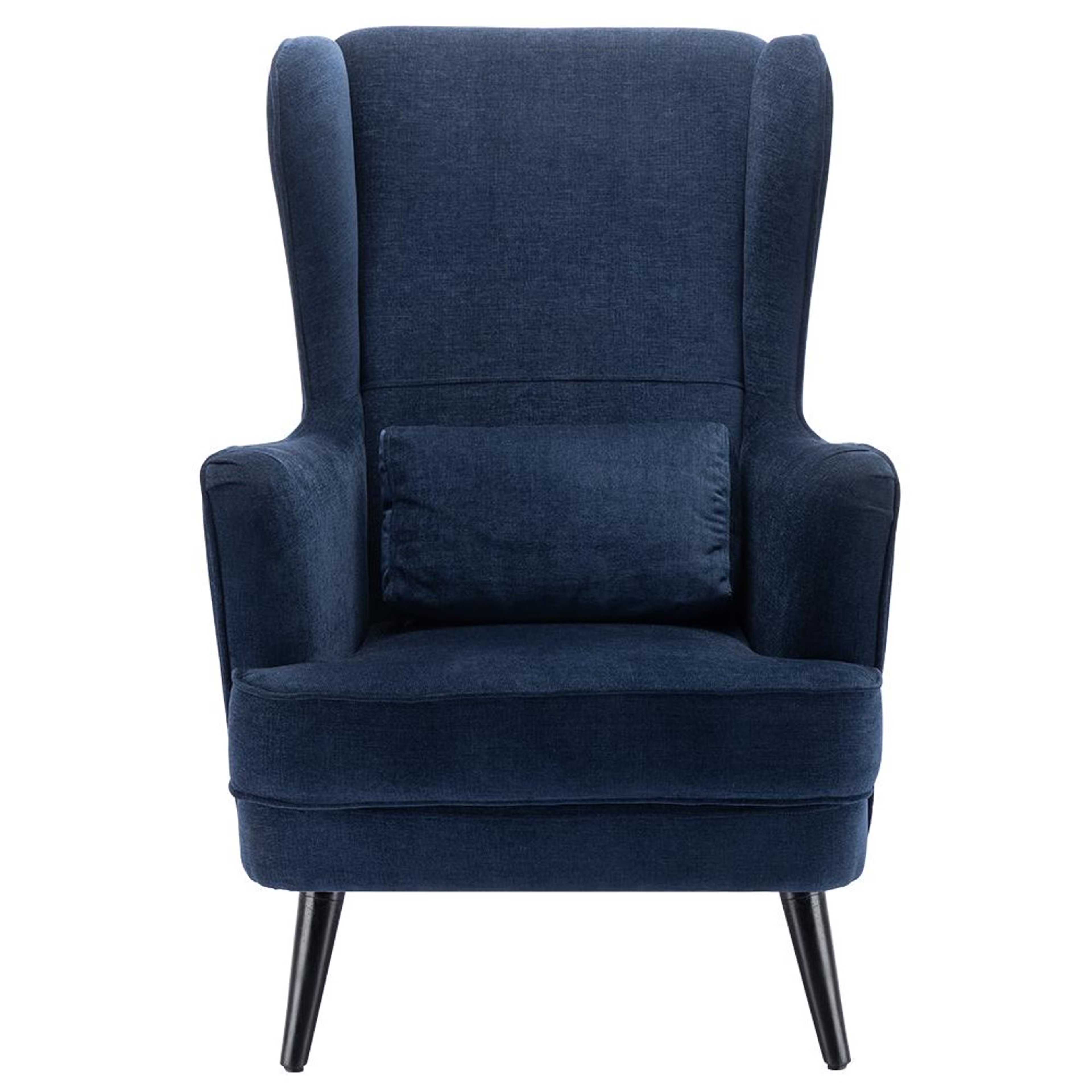 Wakefit Sawyer Wing Chair Cobalt Blue 2 Wakefit Sawyer Wing Chair Cobalt Blue