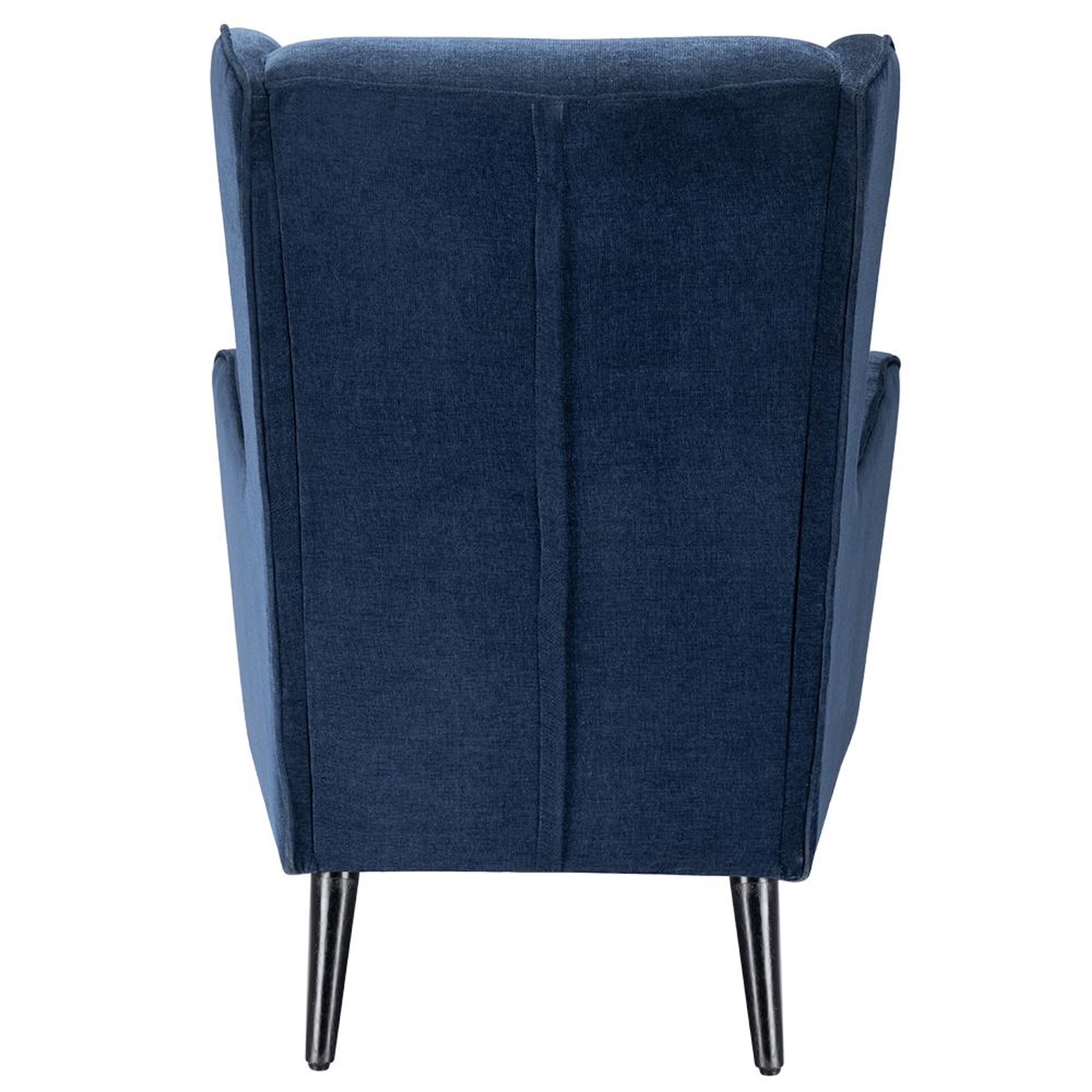 Wakefit Sawyer Wing Chair Cobalt Blue 5 Wakefit Sawyer Wing Chair Cobalt Blue