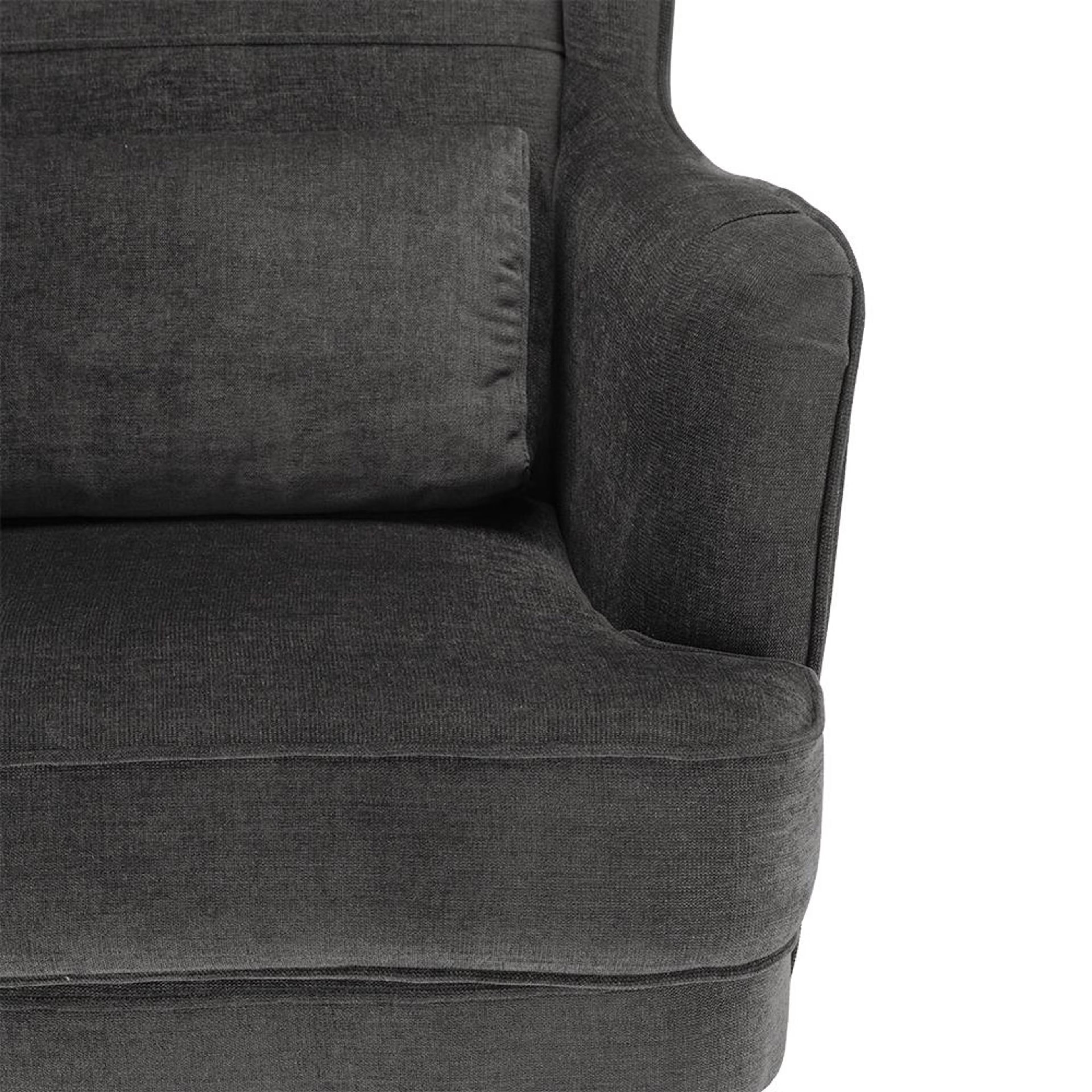 Wakefit Sawyer Wing Chair Smoke Grey 6 Wakefit Sawyer Wing Chair Smoke Grey