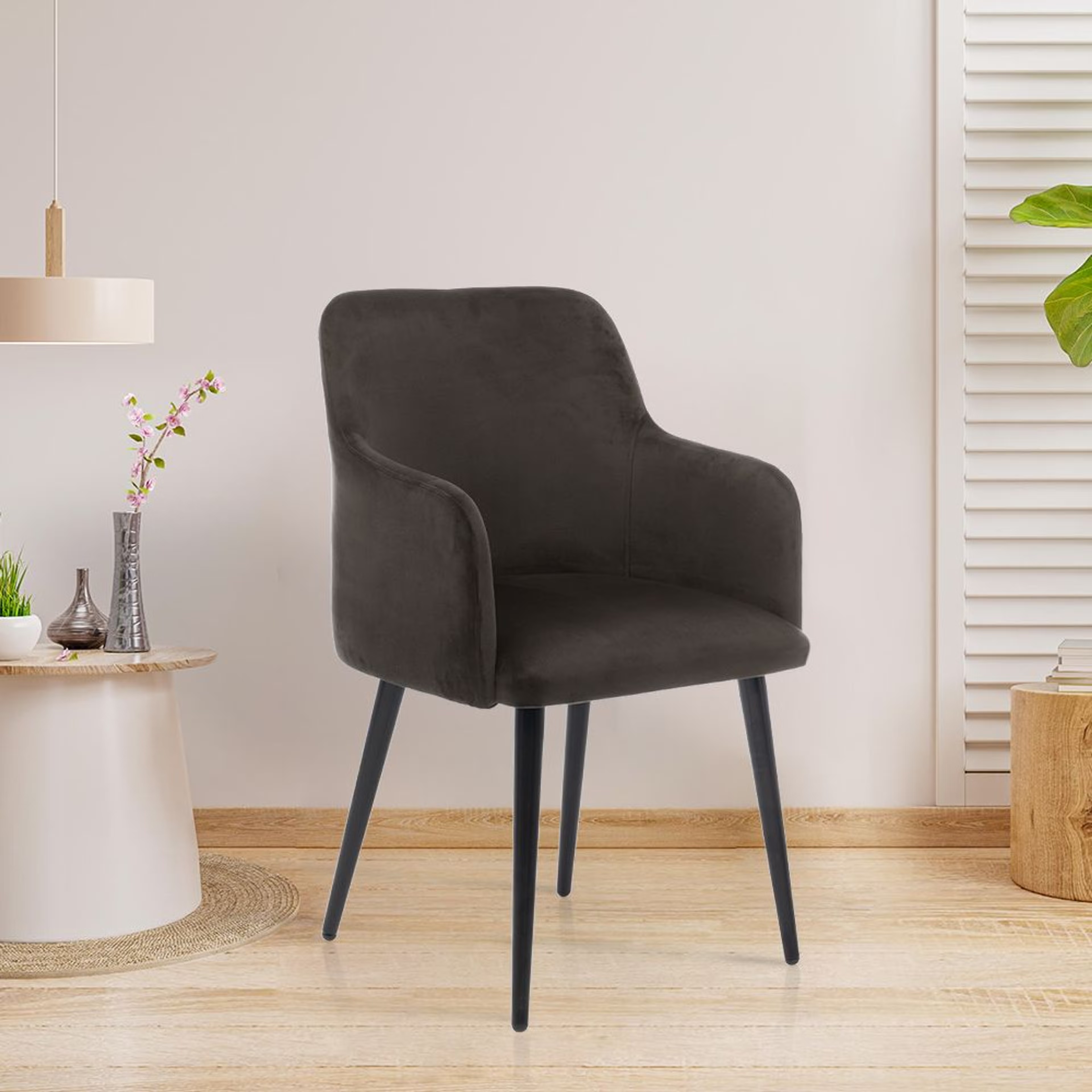 Home 45 Wakefit Darcy Lounge Chair Stone
