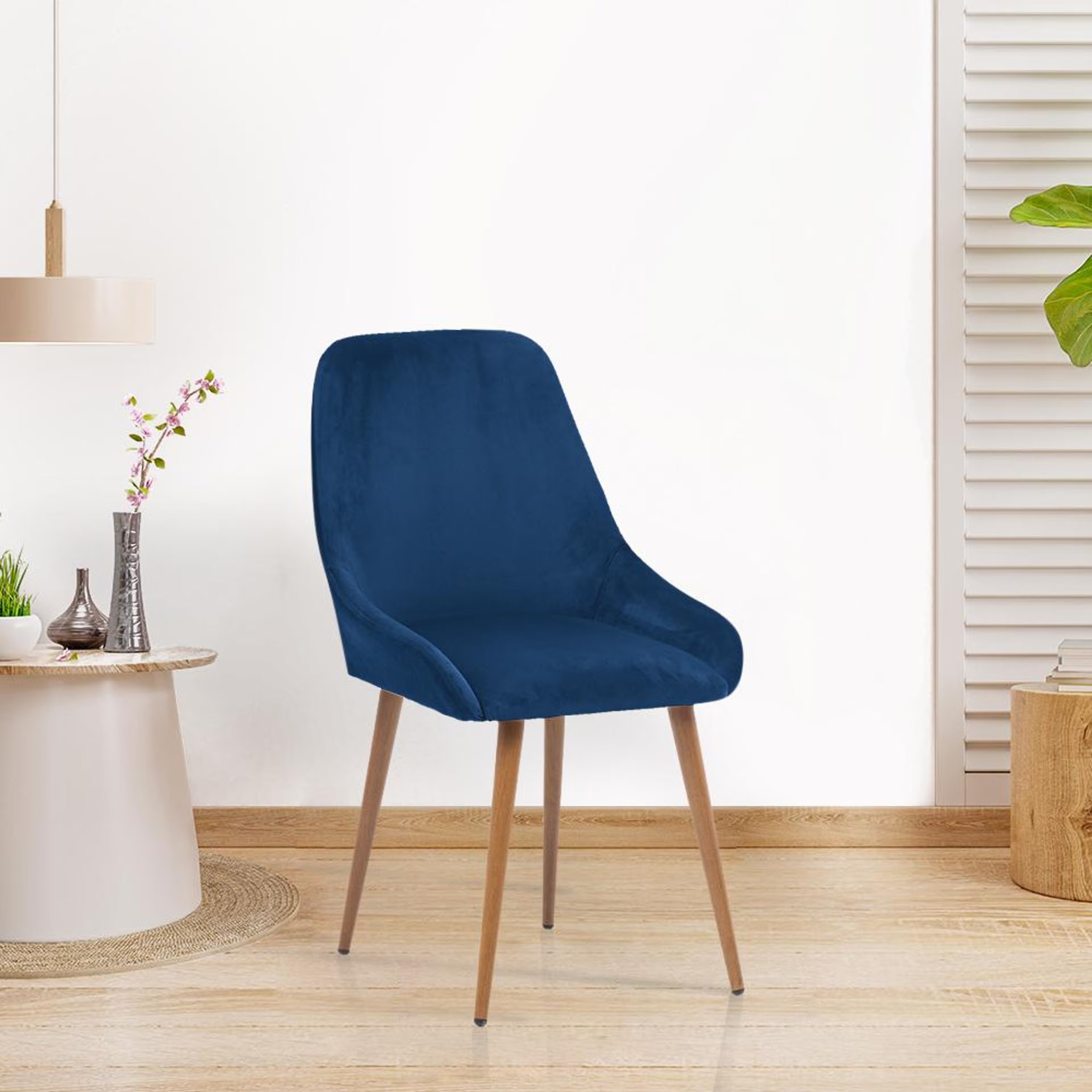 Wakefit Atticus Lounge Chair Blue