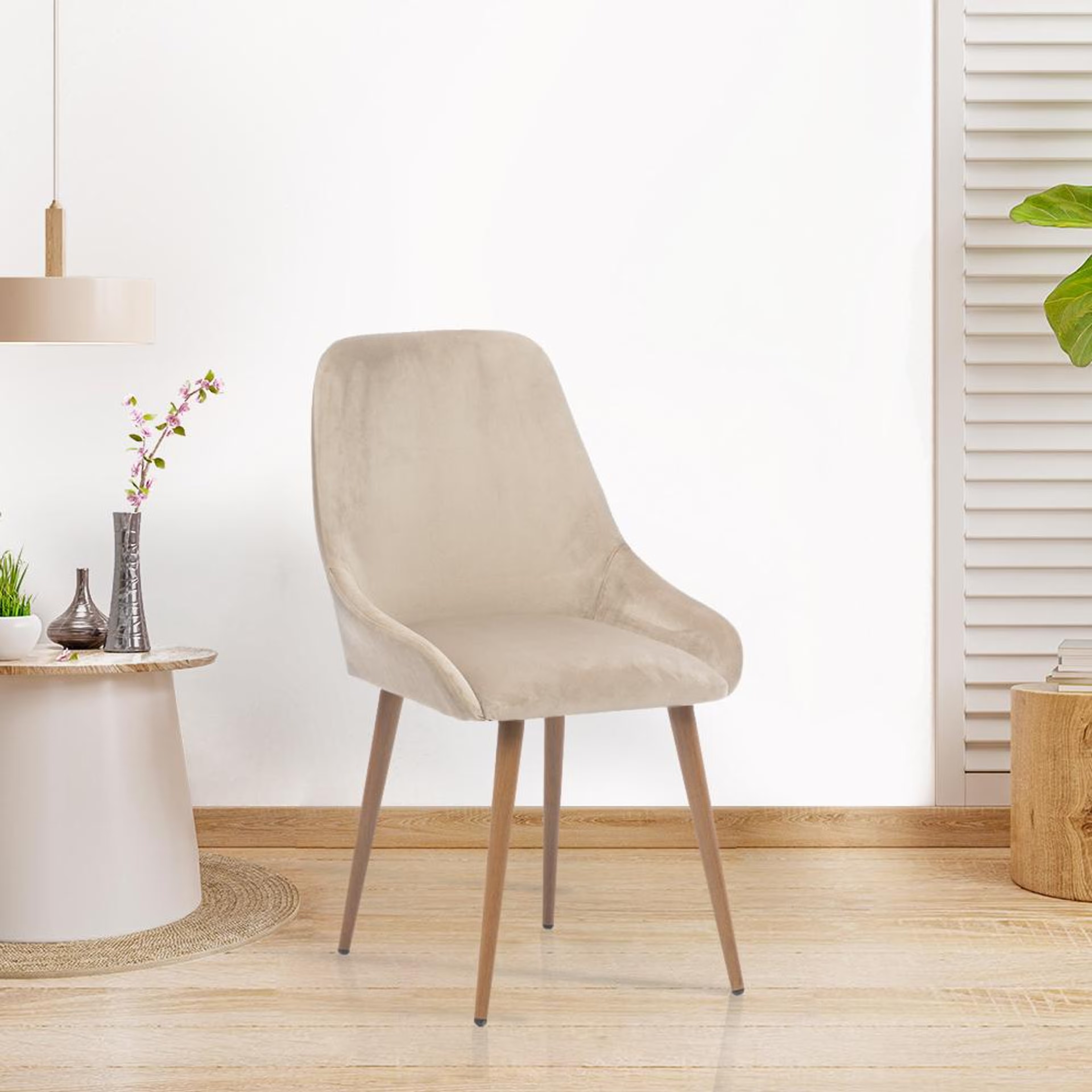 Wakefit Atticus Lounge Chair Tuscan Tan