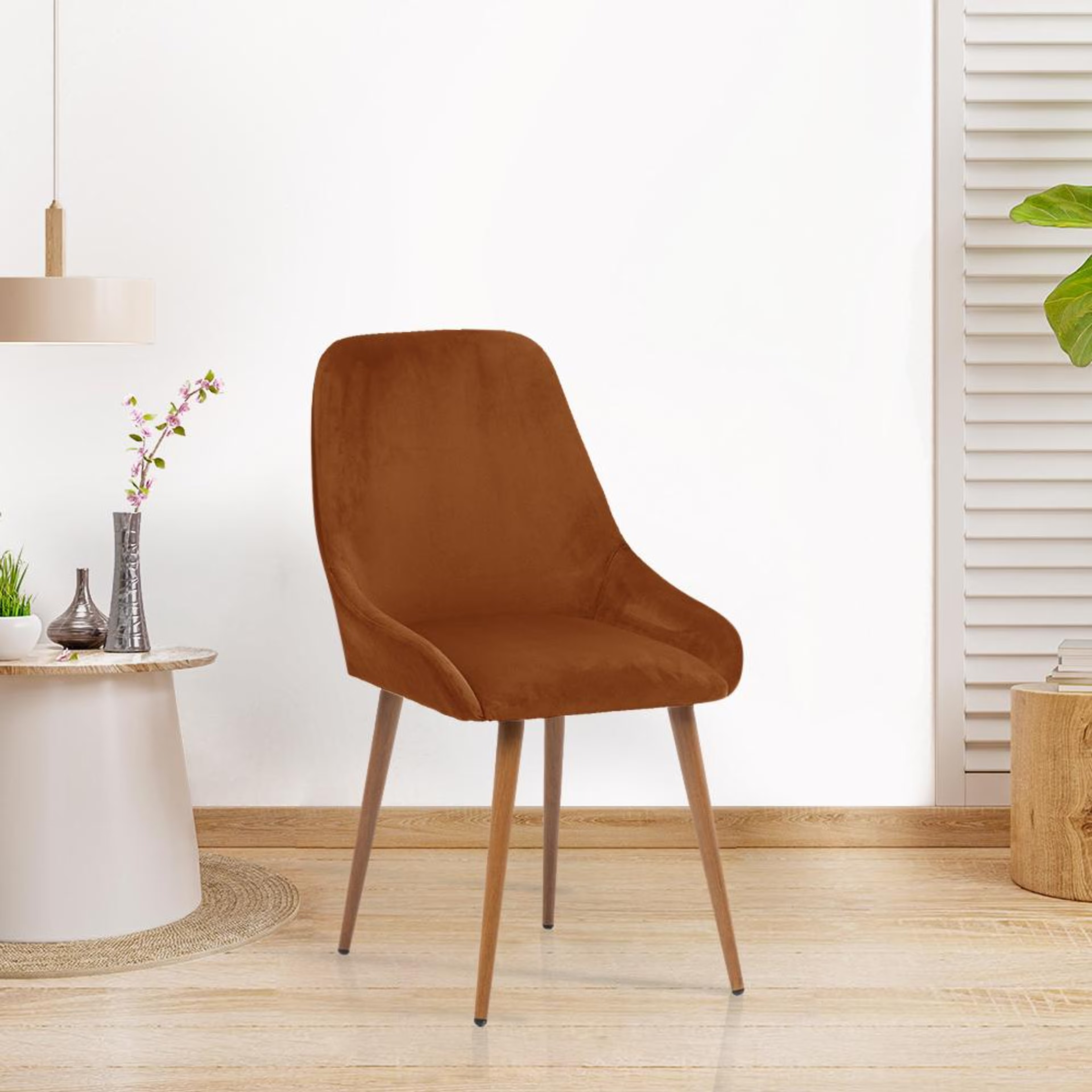 Wakefit Atticus Lounge Chair Amber