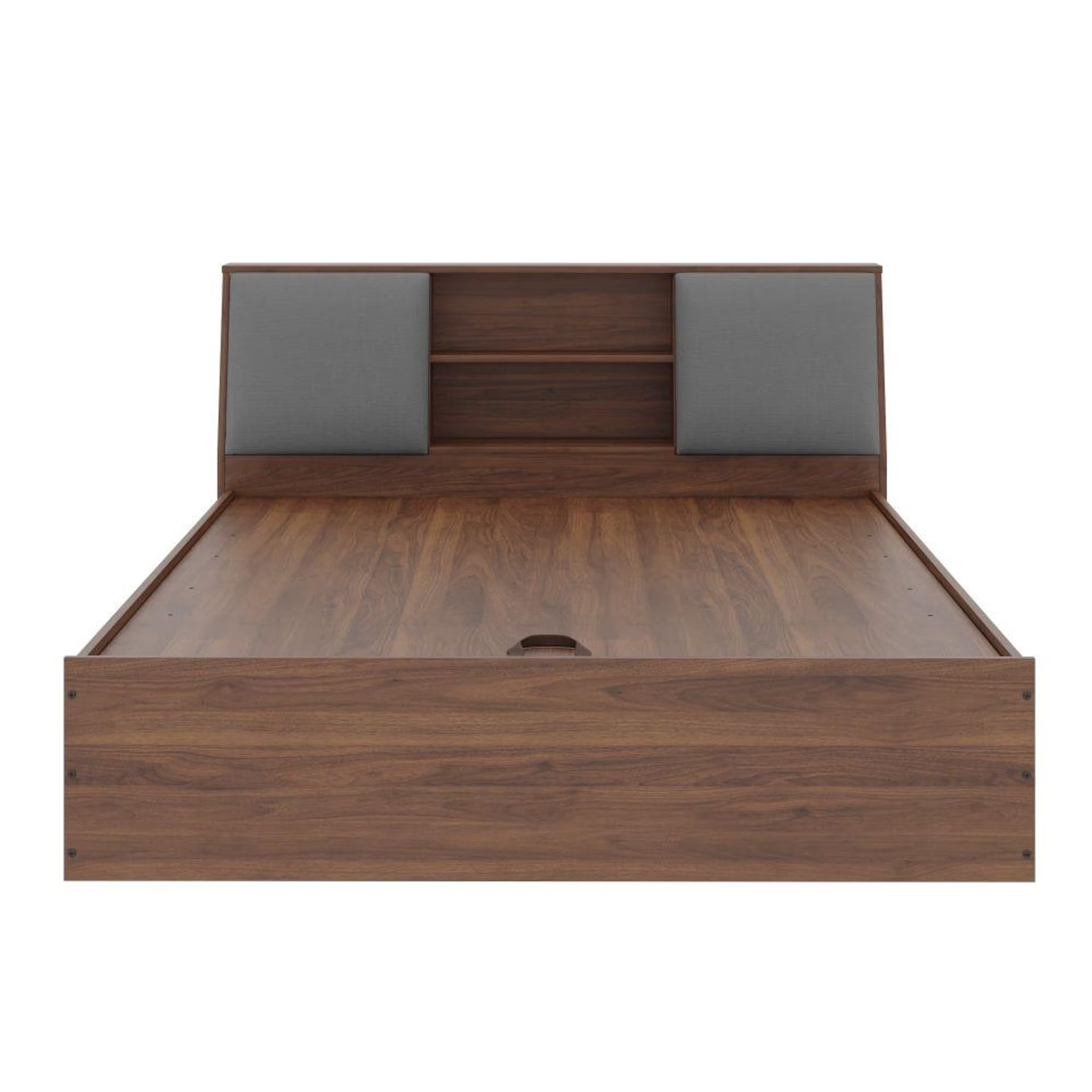 Wakefit Orion Omega Grey Upholstered Storage Queen Bed With Hydraulic Mechanism Queen - 78" x 60\
