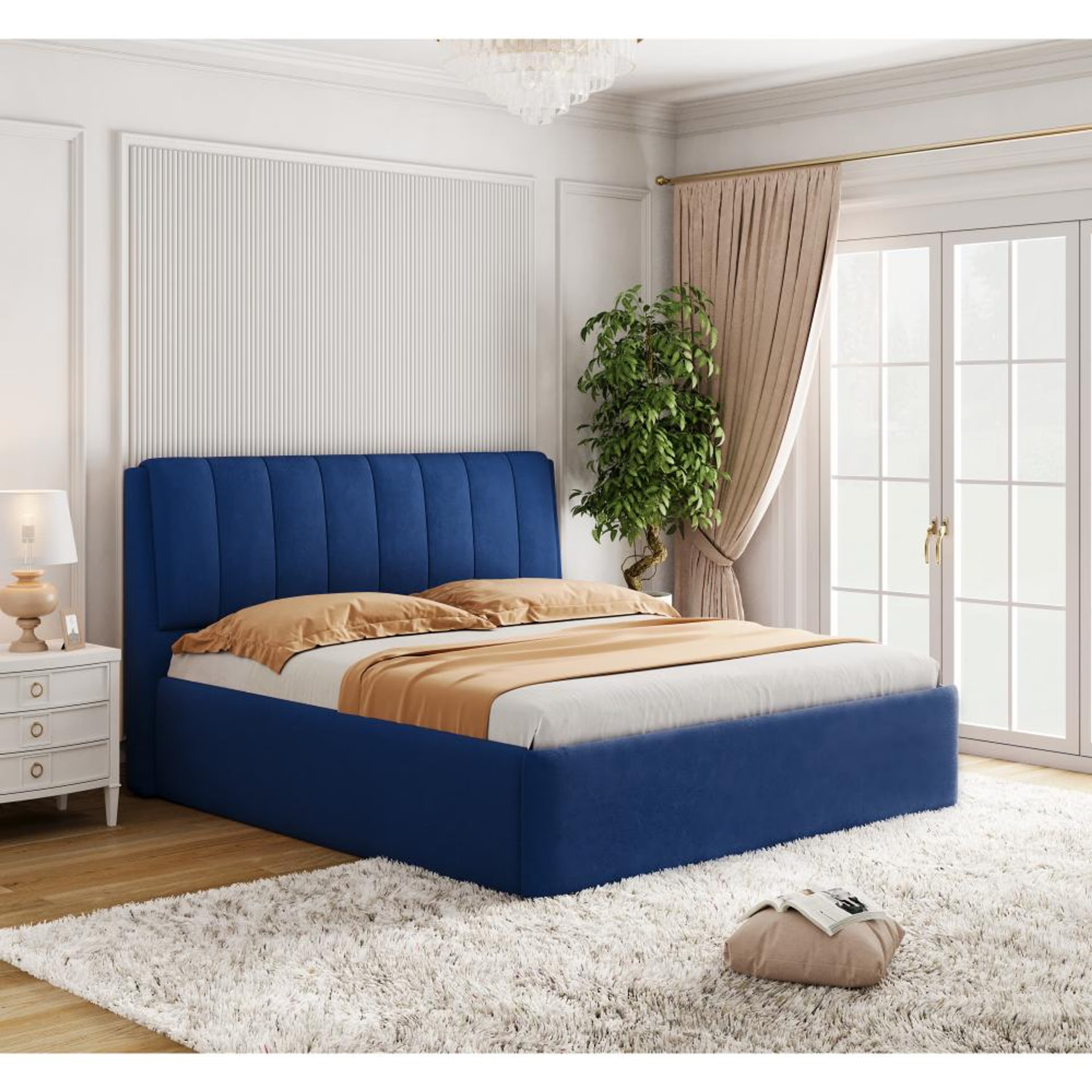 Home 28 Wakefit Antho King Size Upholstered Bed King - 78" x 72\