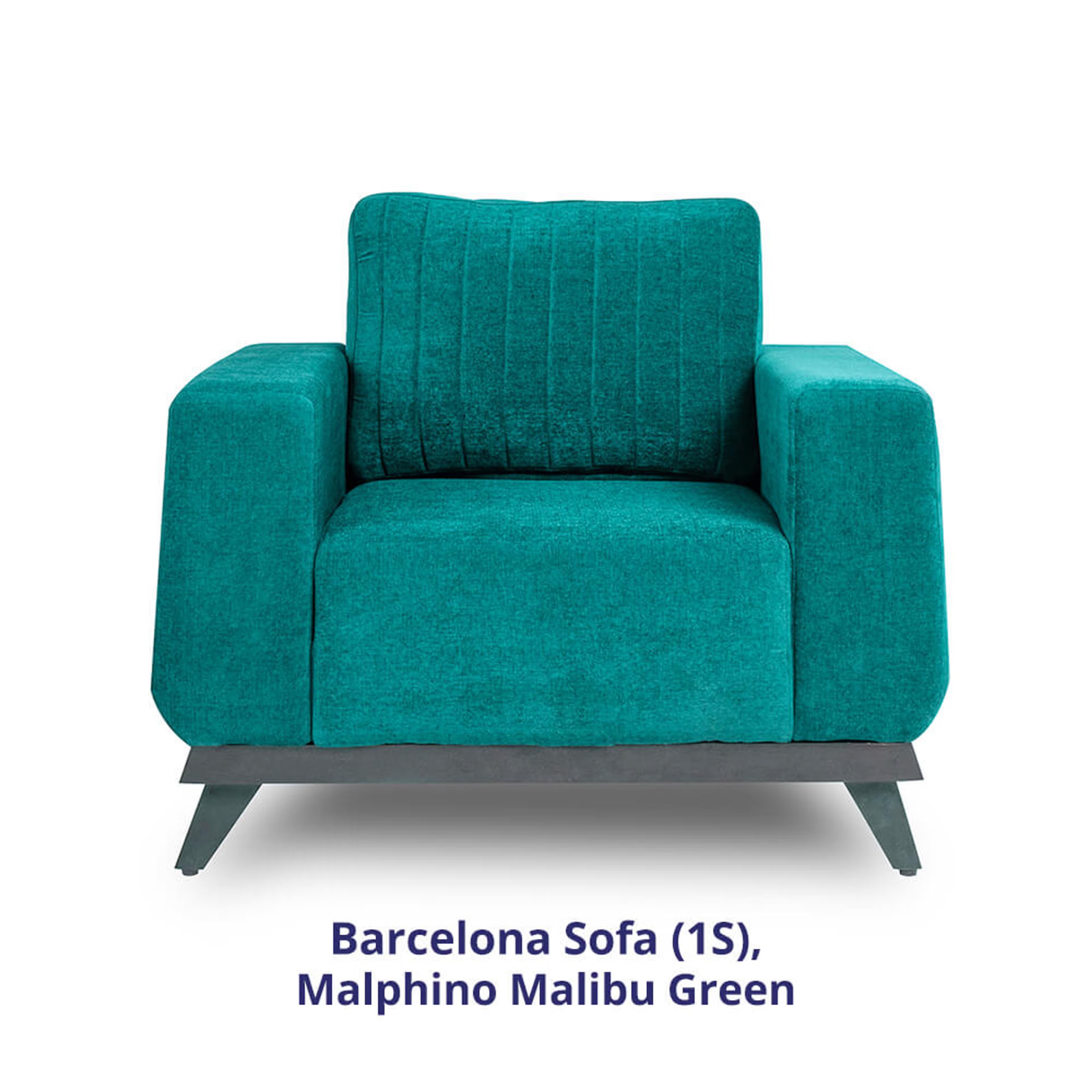 Home 44 Wakefit Barcelona Sofa - One Seater Regular, Single Seater, Malibu Green