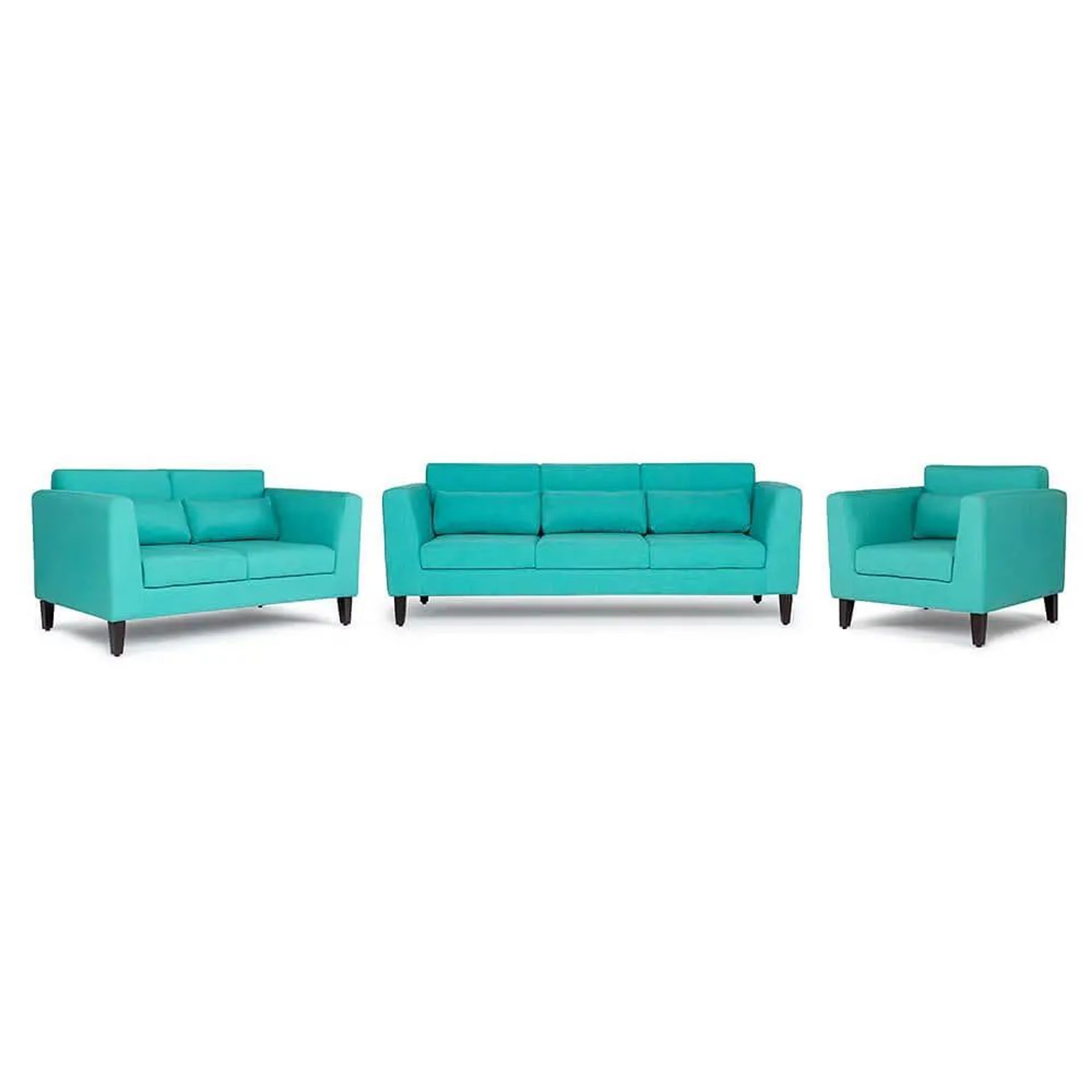 Wakefit SnoozePro Sofa Regular, 3 Seater + 2 Seater + 1 Seater, Linen Charm Lagoon 3 Wakefit SnoozePro Sofa Regular, 3 Seater + 2 Seater + 1 Seater, Linen Charm Lagoon