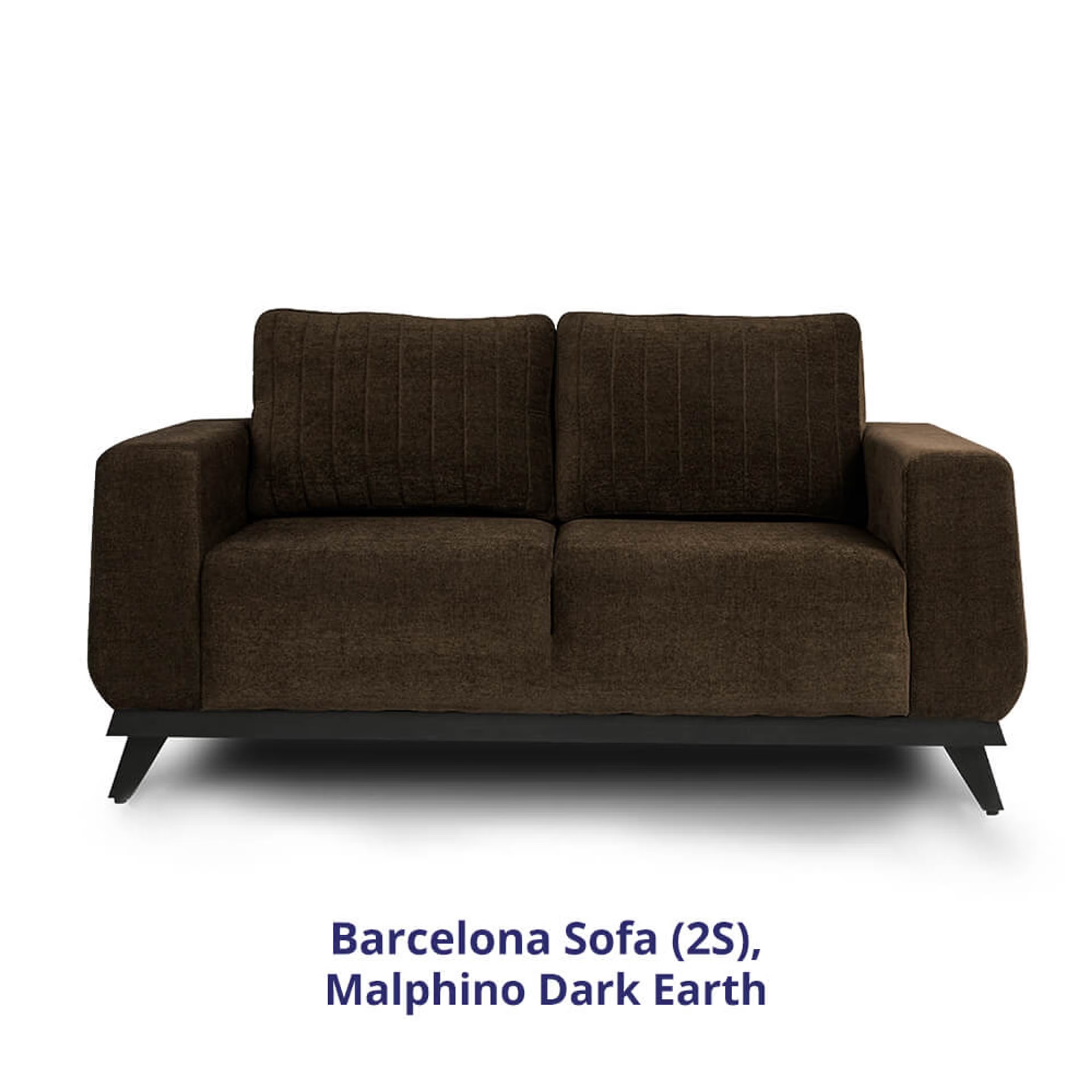 Home 25 Wakefit Barcelona Sofa - Two Seater Regular, Two Seater, Dark Earth
