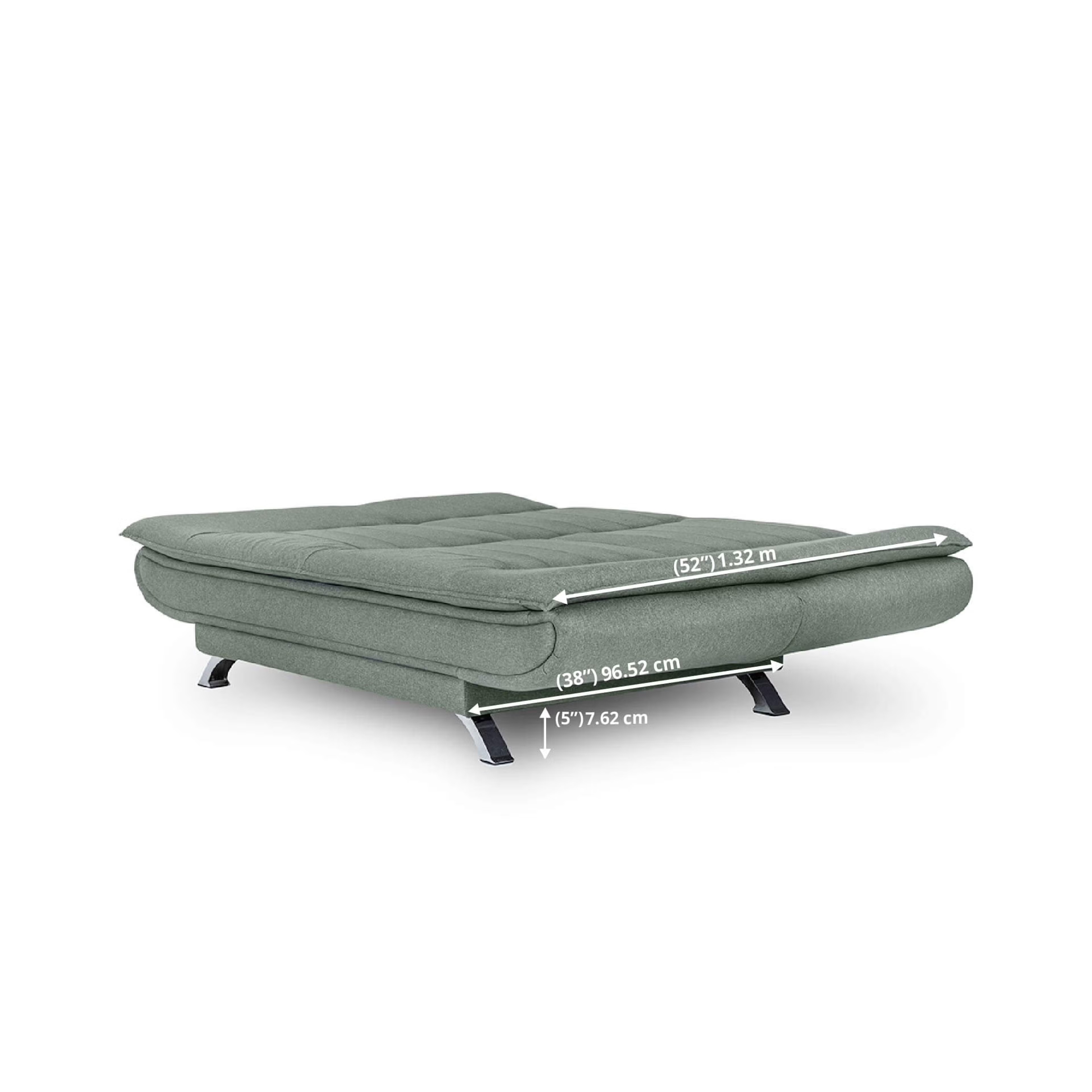 Wakefit Amoeba Sofa cum Bed Three Seater, Omega Green 5 Wakefit Amoeba Sofa cum Bed Three Seater, Omega Green