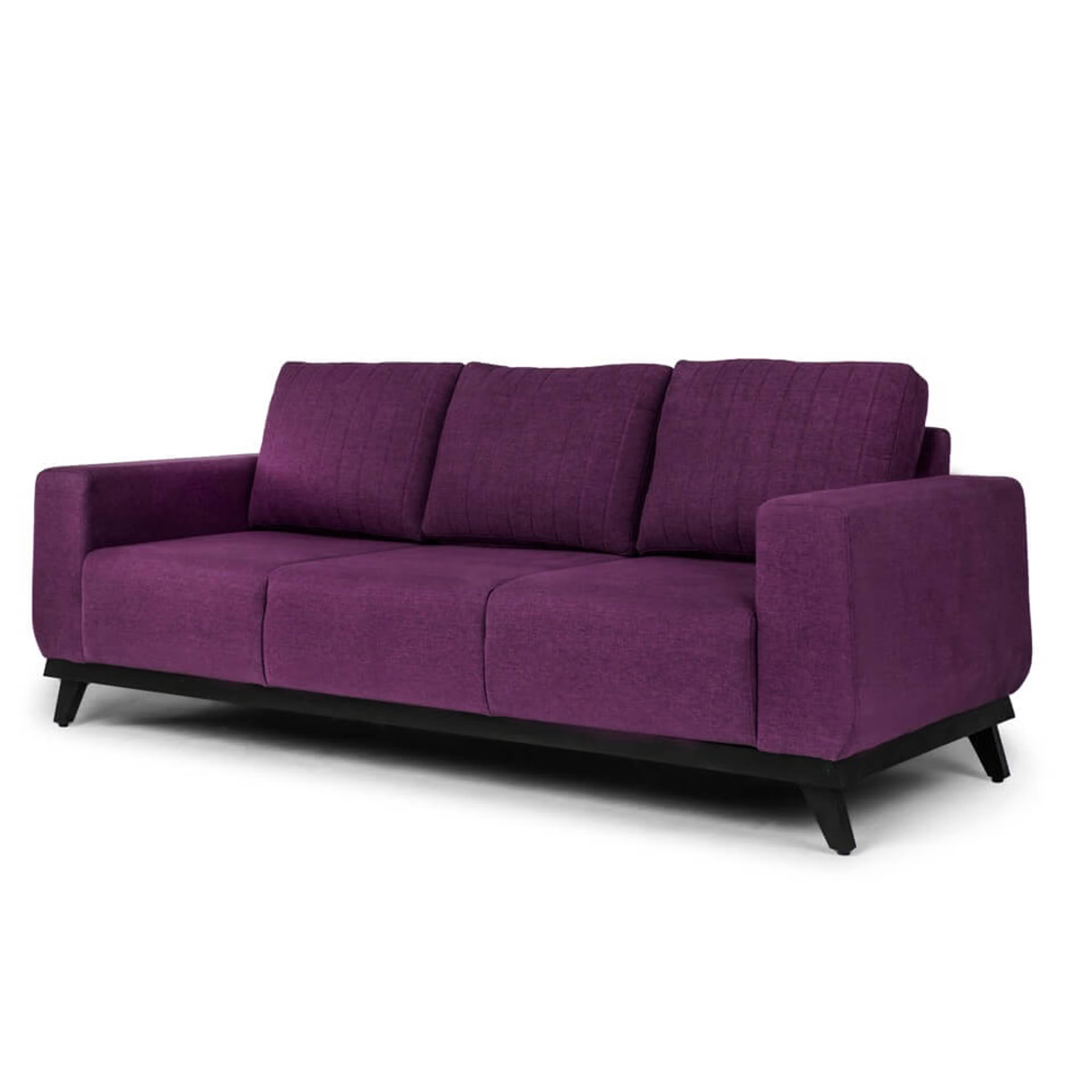 Home 37 Wakefit Barcelona Sofa - Three Seater Regular, Three Seater, Grape Purple