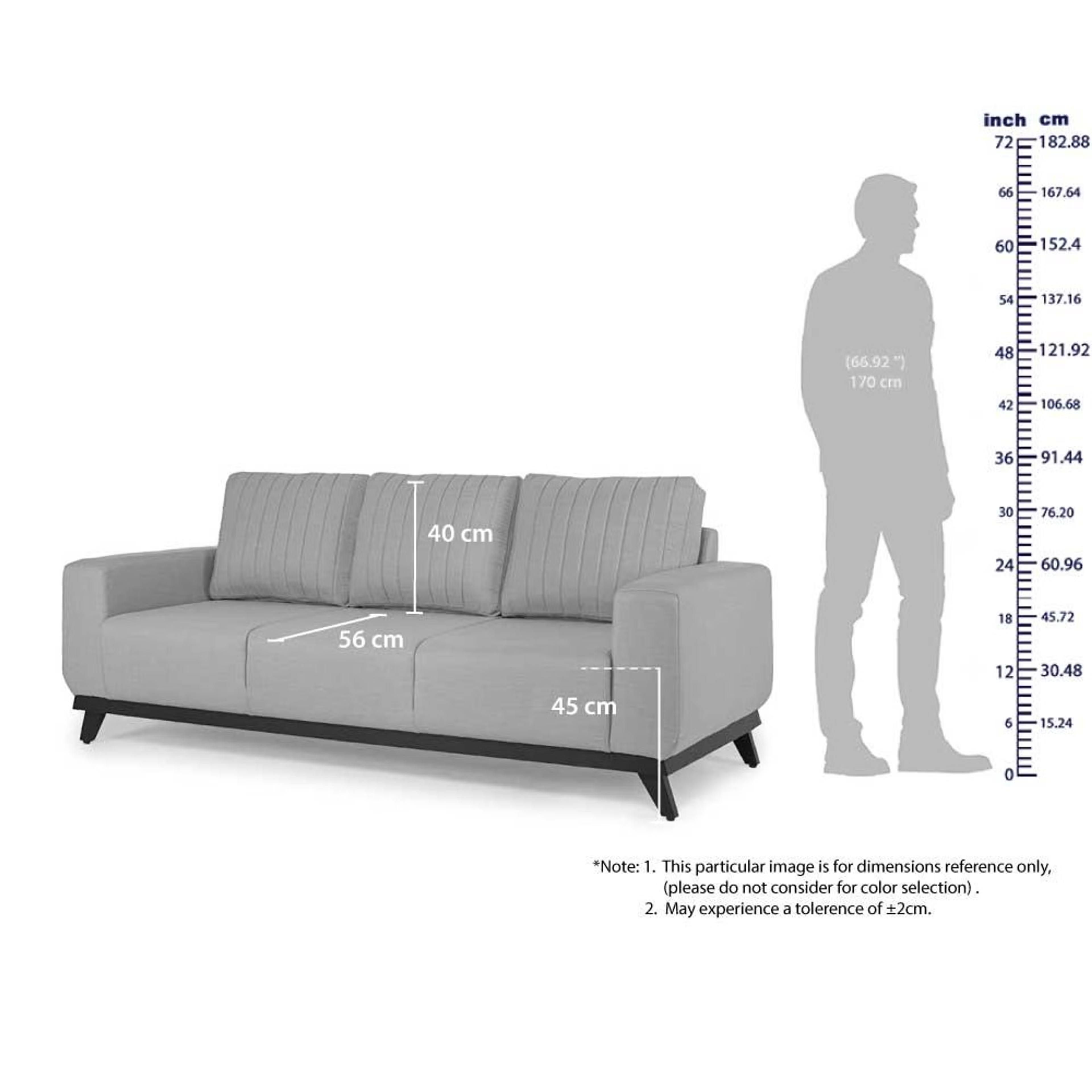 Wakefit Barcelona Sofa - Three Seater Regular, Three Seater, Grape Purple 4 Wakefit Barcelona Sofa - Three Seater Regular, Three Seater, Grape Purple
