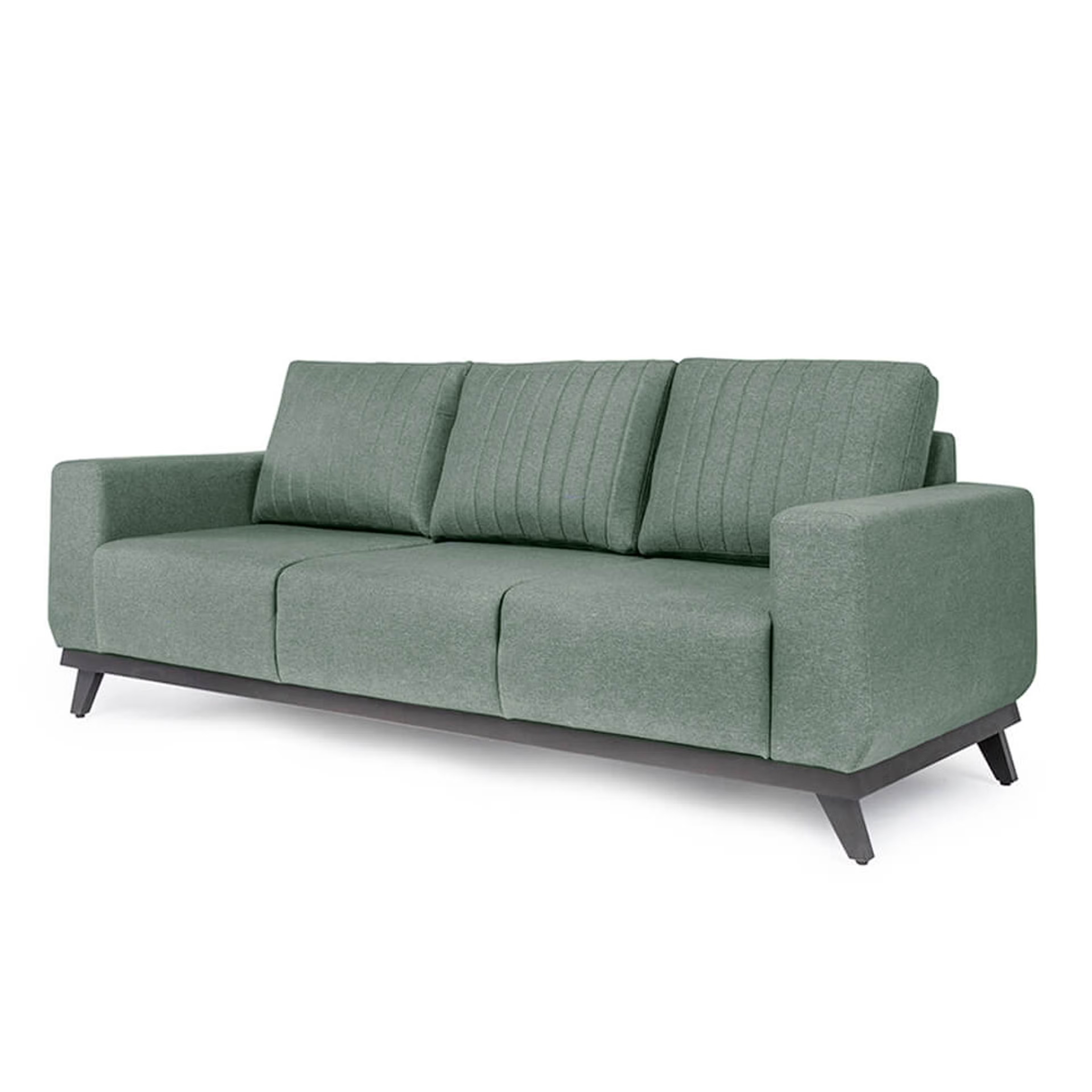 Home 25 Wakefit Barcelona Sofa - Three Seater Regular, Three Seater, Omega Green