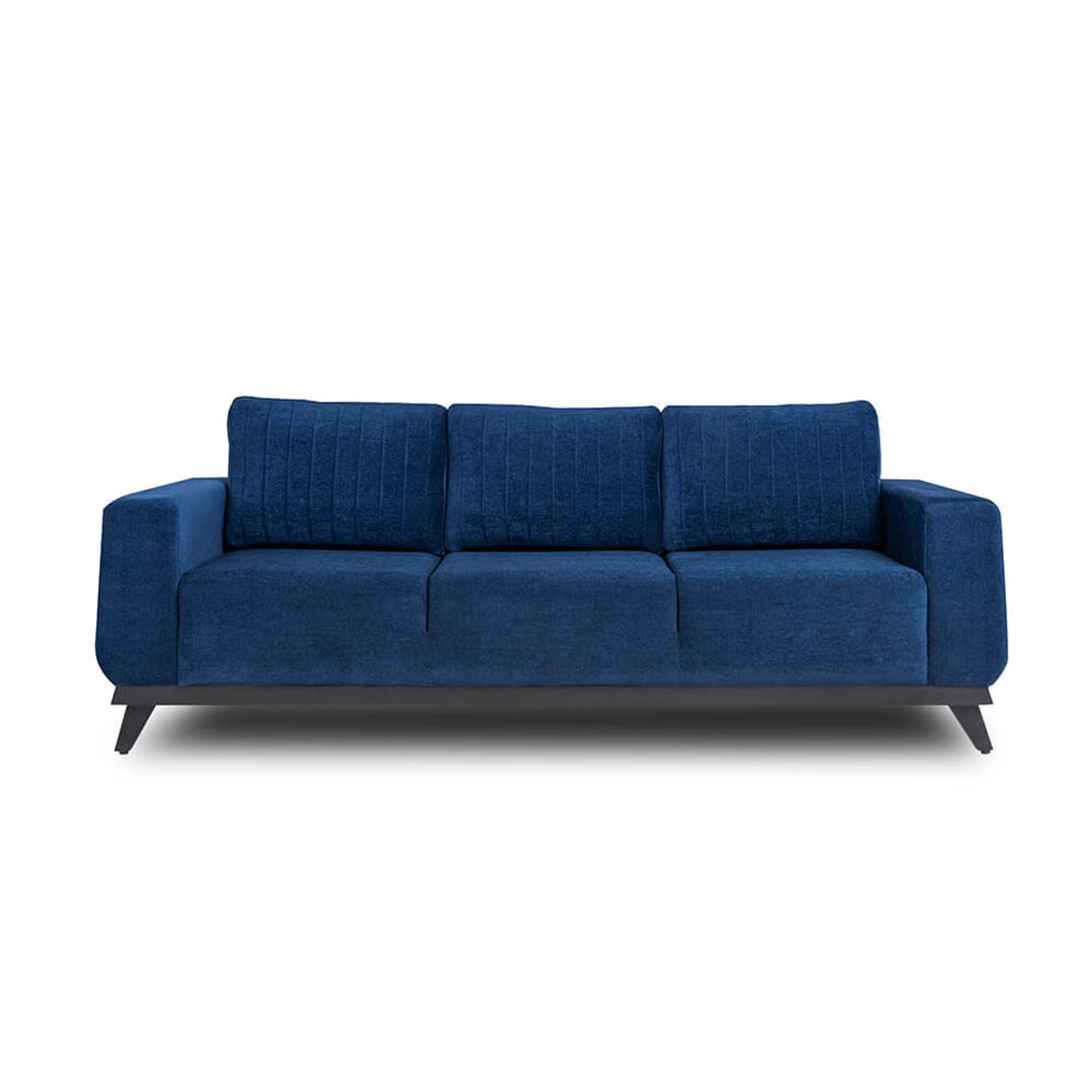 Home 39 Wakefit Barcelona Sofa Set (3+2+1) Regular, Set (3+2+1), Cobalt Blue