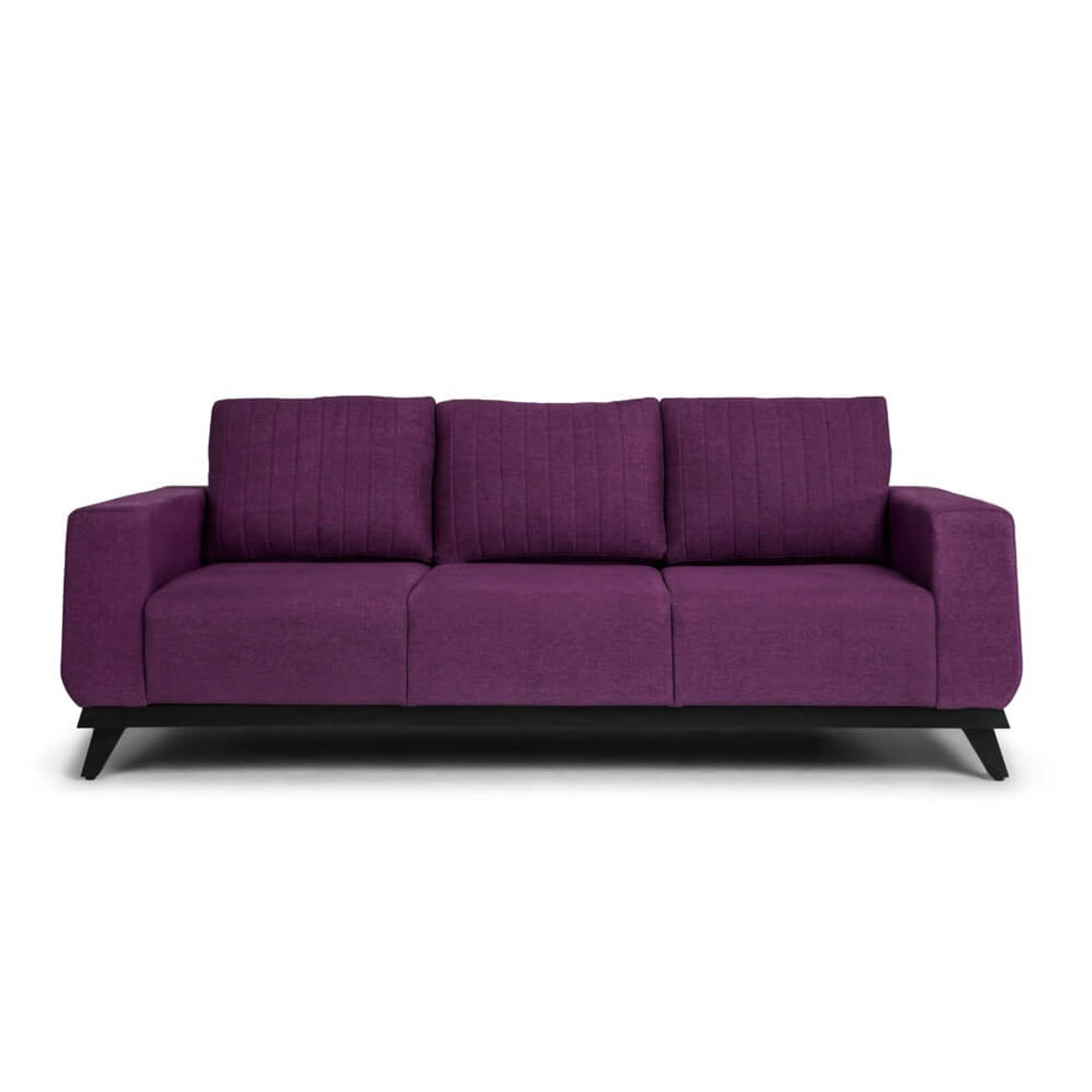 Home 39 Wakefit Barcelona Sofa Set (3+1+1) Regular, Set (3+1+1), Grape Purple