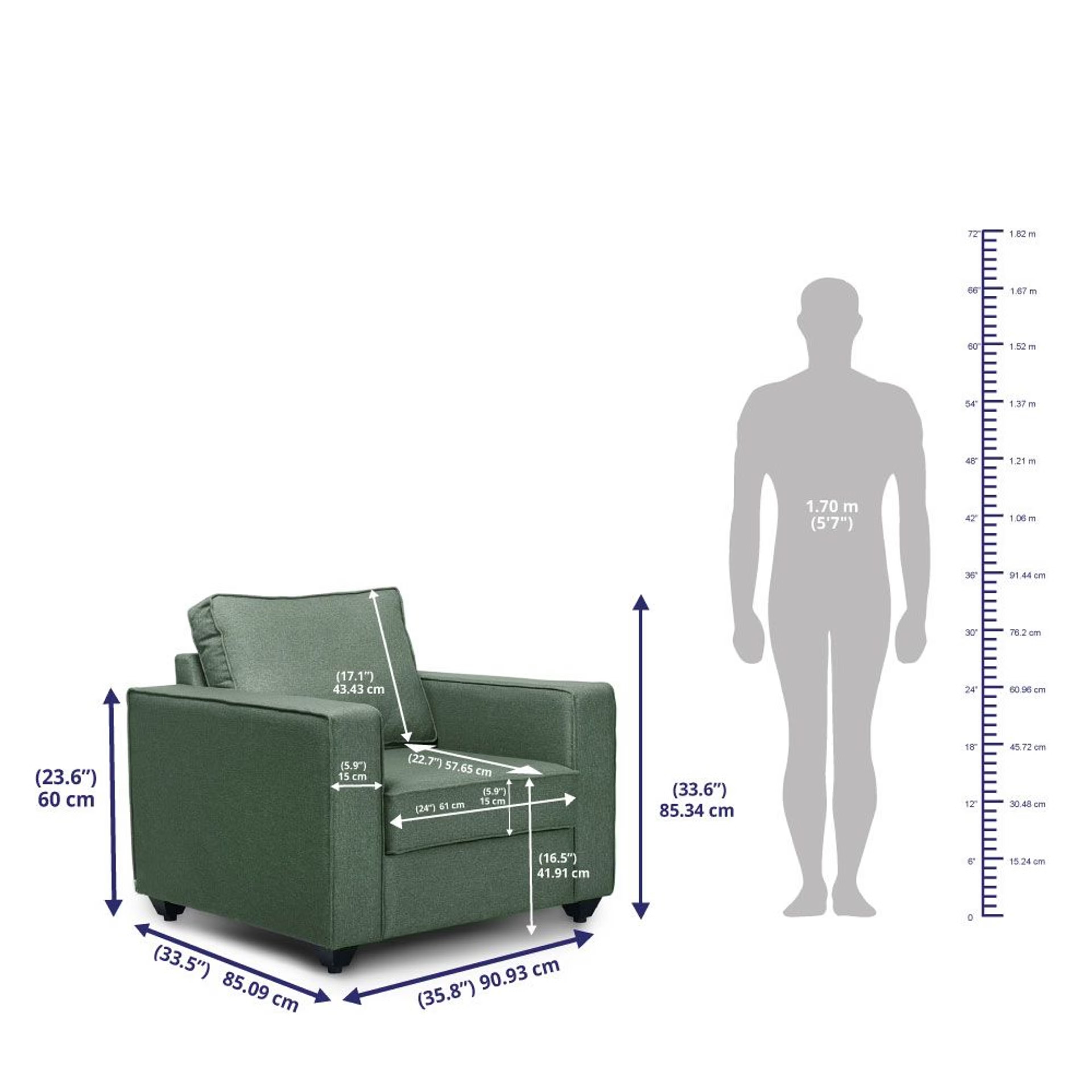 Wakefit Napper Sofa Set (3+2+1) Regular, Without Storage, 3+2+1, Omega Green 13 Wakefit Napper Sofa Set (3+2+1) Regular, Without Storage, 3+2+1, Omega Green