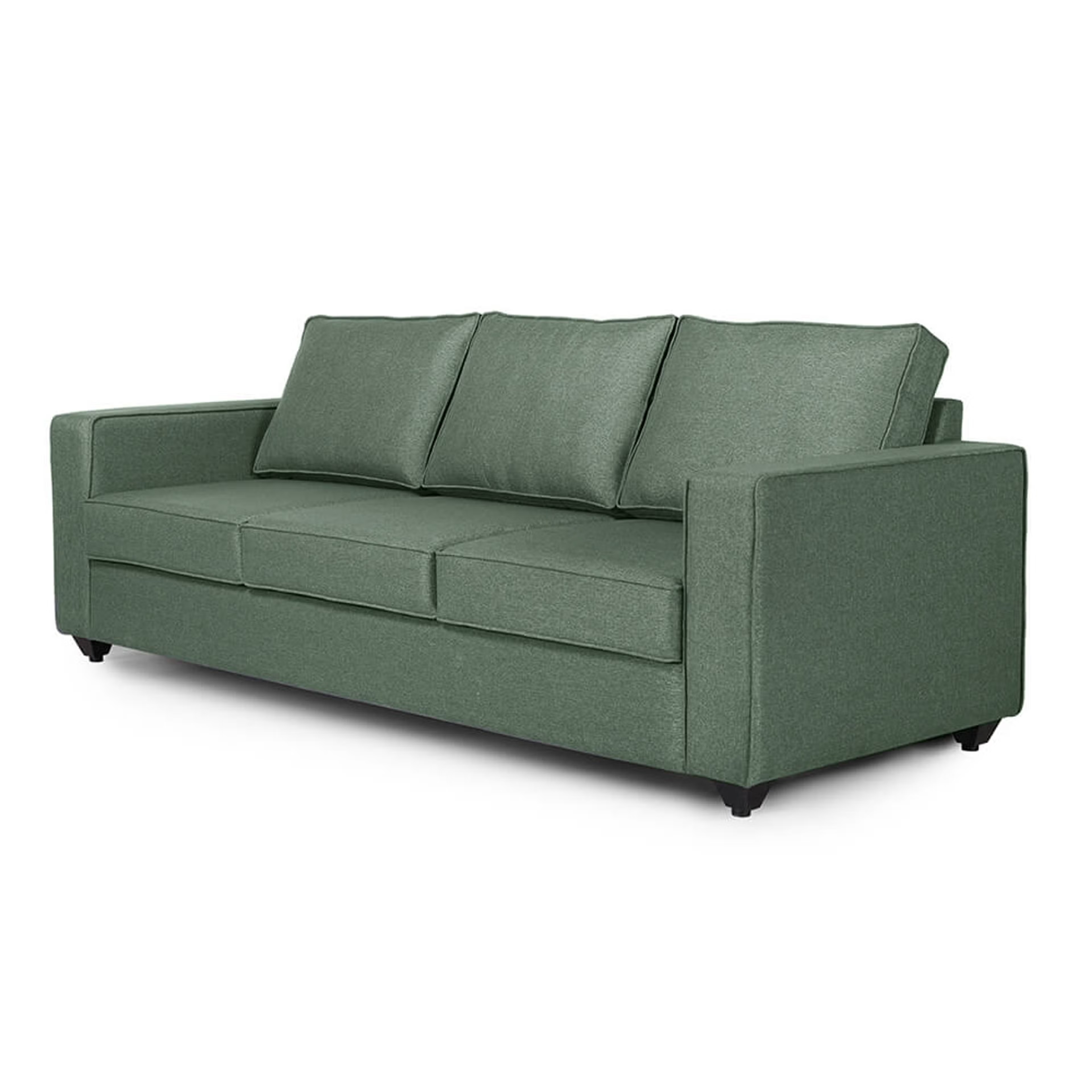 Home 41 Wakefit Napper Sofa Set (3+2+1) Regular, Without Storage, 3+2+1, Omega Green