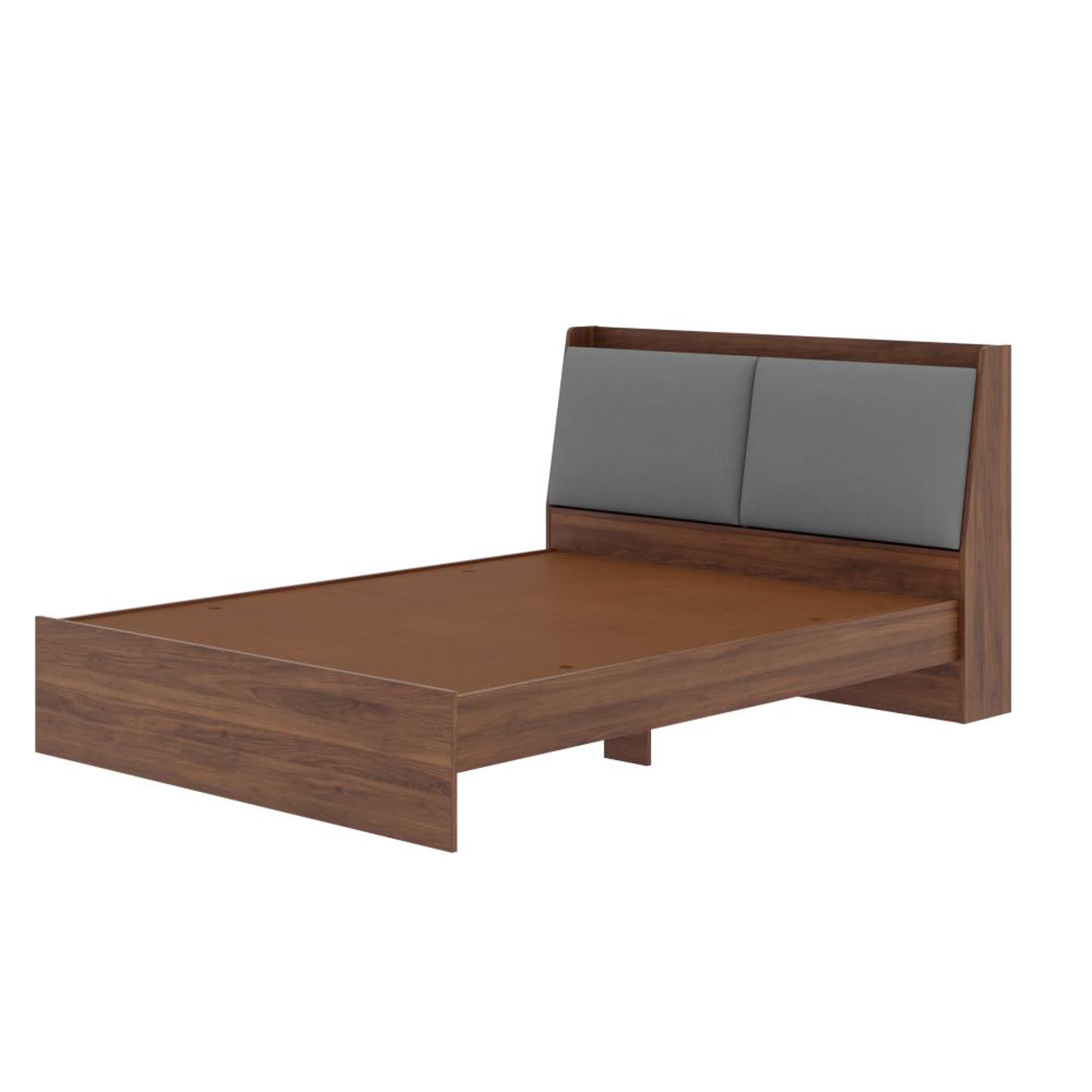 Home 30 Wakefit Mars Queen Non Storage Bed Omega Grey Queen - 78" x 60\