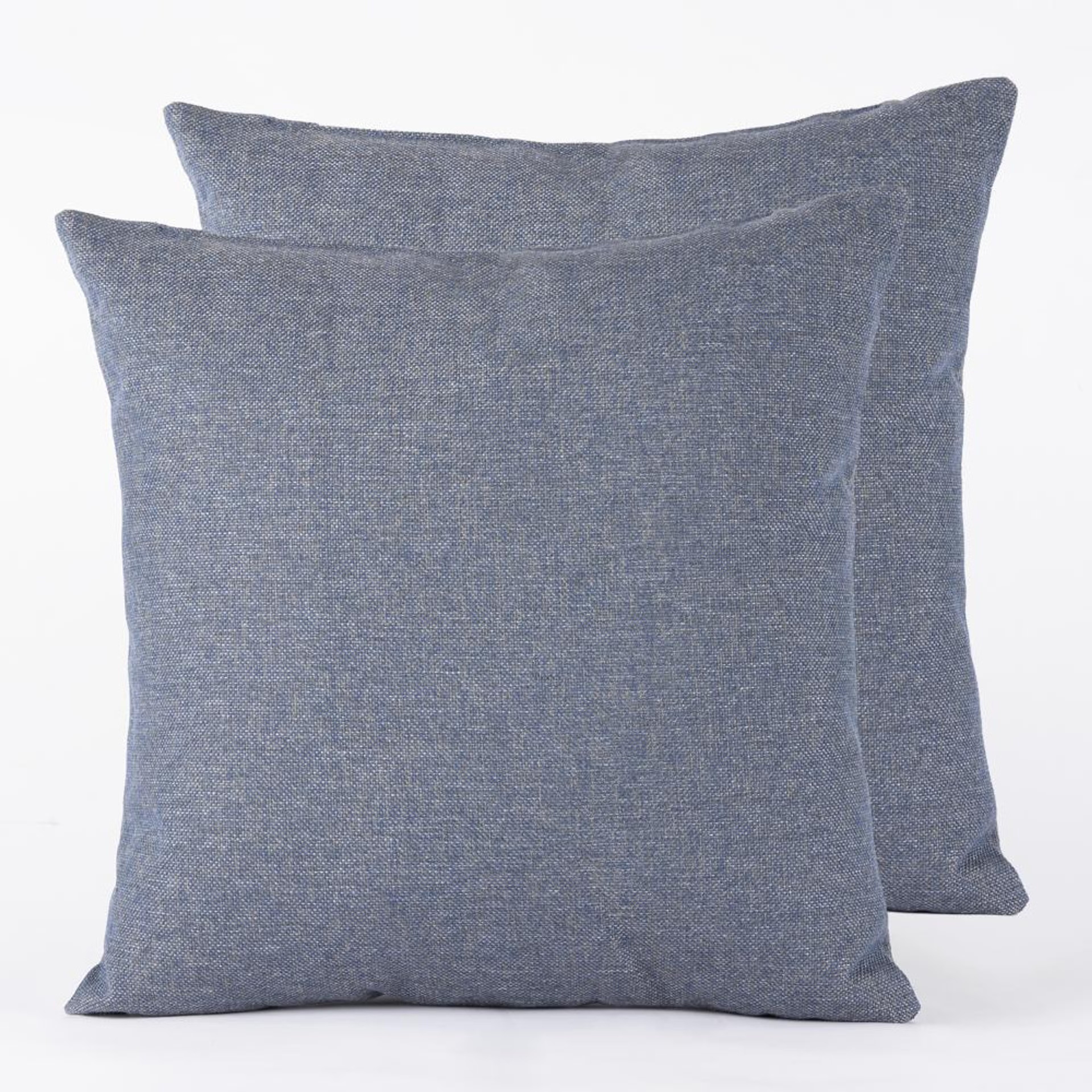 Wakefit Cushion Cover Omega Blue 16x16 Set of 2 set of 2, Blue 4 Wakefit Cushion Cover Omega Blue 16x16 Set of 2 set of 2, Blue