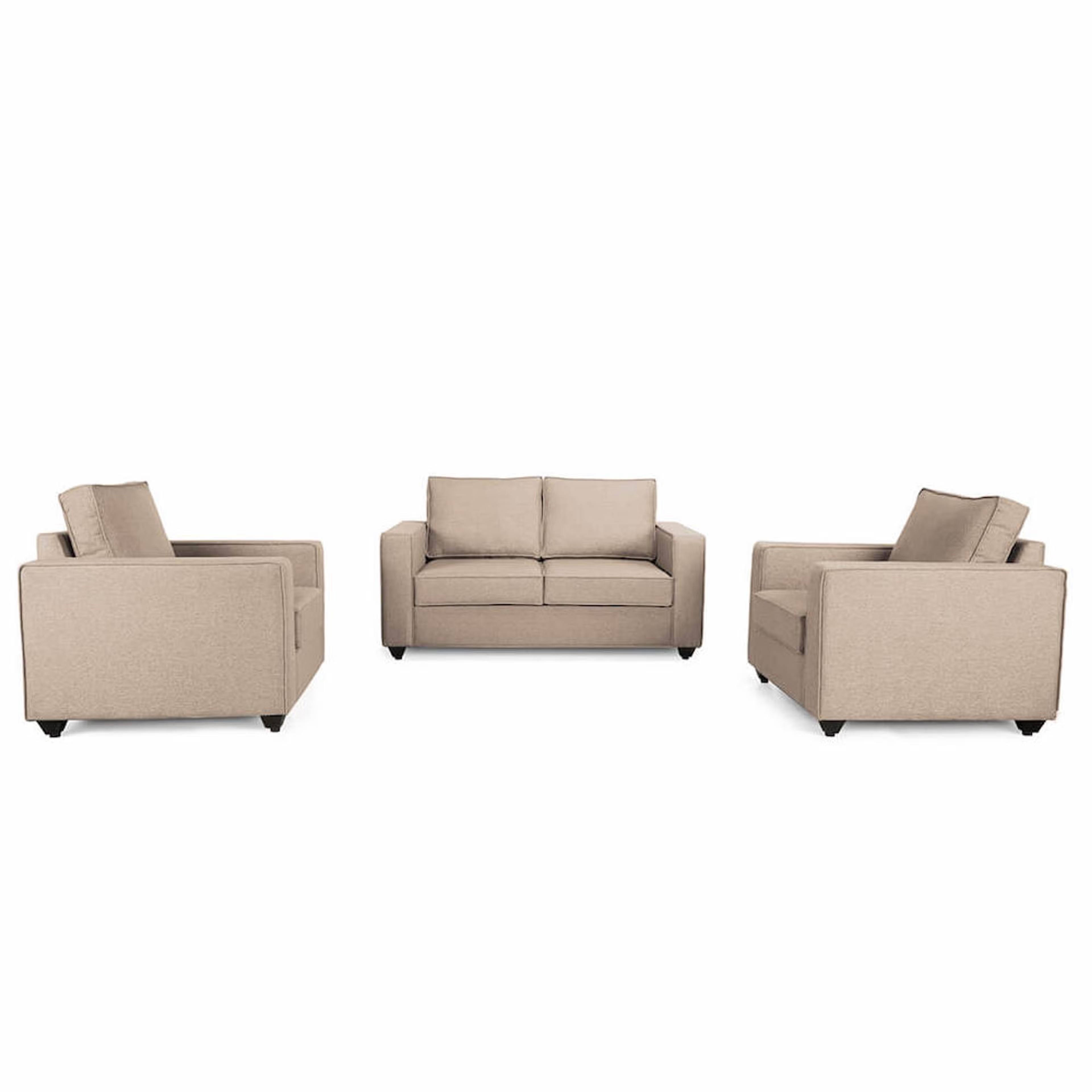 Home 27 Wakefit Napper Sofa Set (2+1+1) Regular, Without Storage, 2+1+1, Omega Pearl
