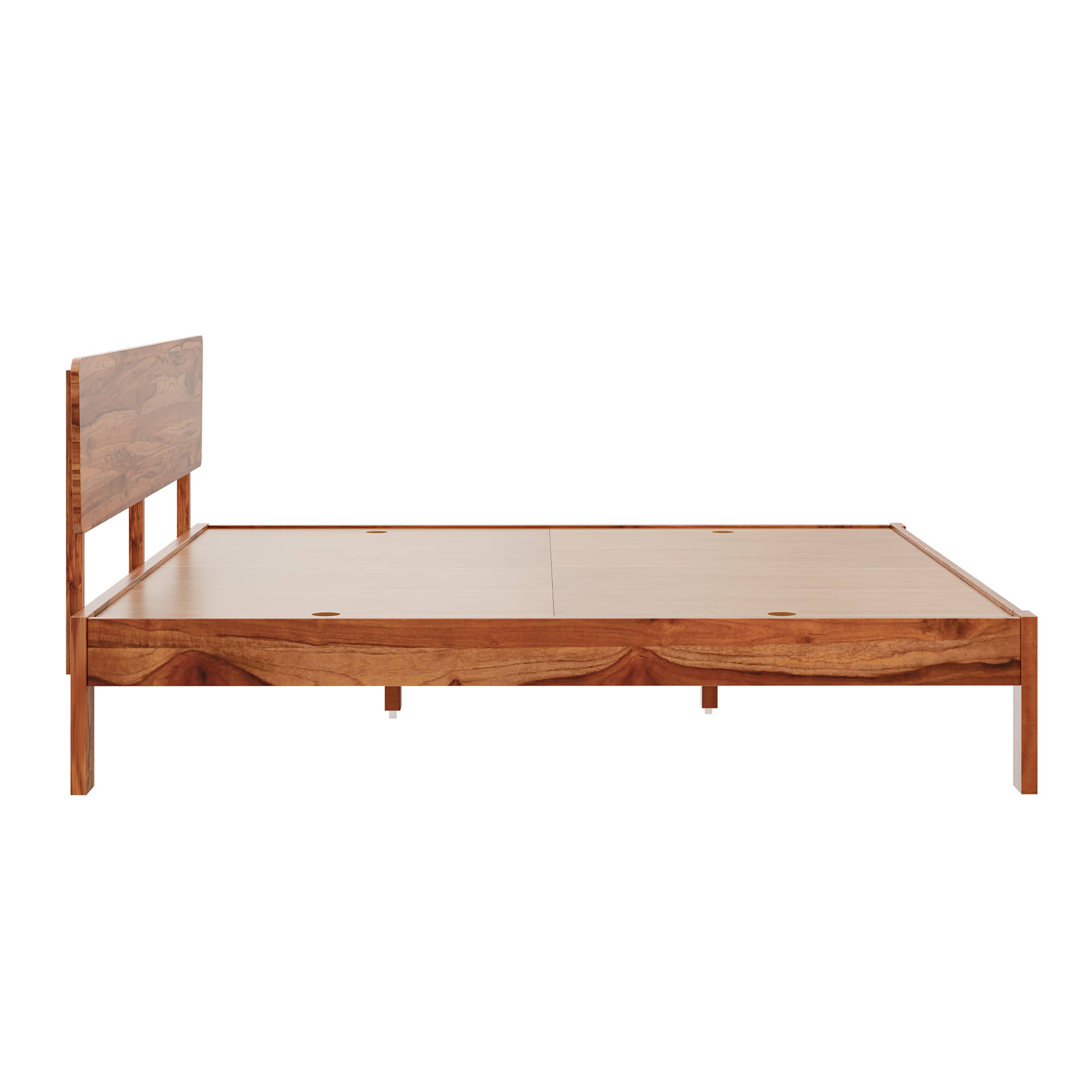 Home 30 Wakefit Ara King Teak Bed Without Storage King - 78" x 72\