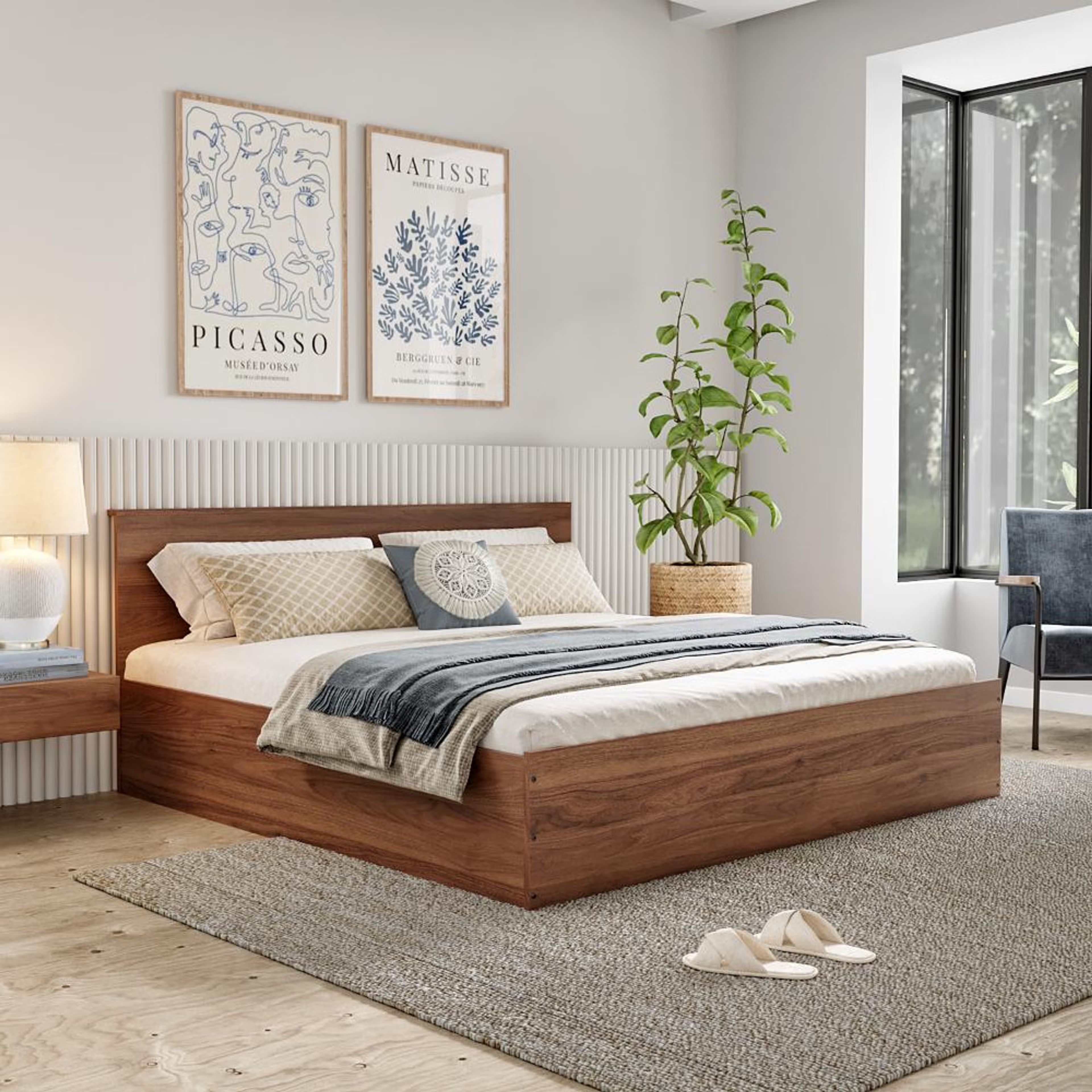 Home 37 Wakefit Taurus Engineered Wood Bed with Storage (78*72inch) / (1.98m*1.83m) King - 78" x 72\
