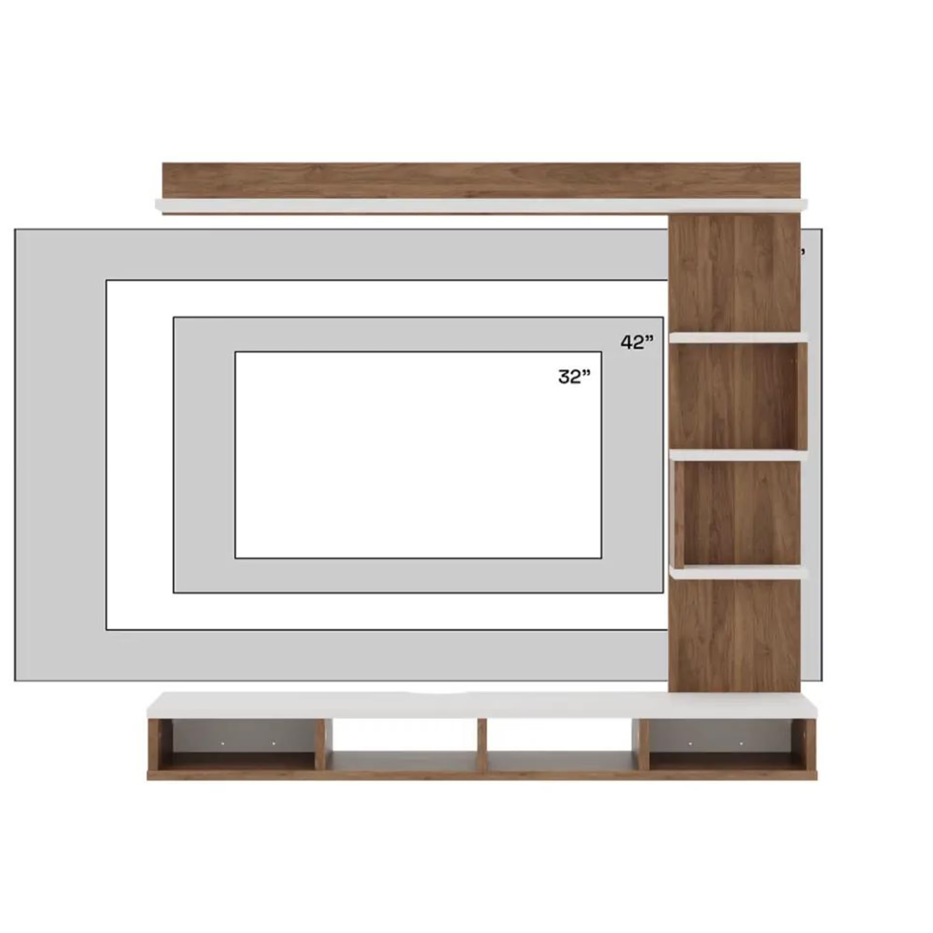 Wakefit Leporis Engineered Wood TV Unit 6 Wakefit Leporis Engineered Wood TV Unit