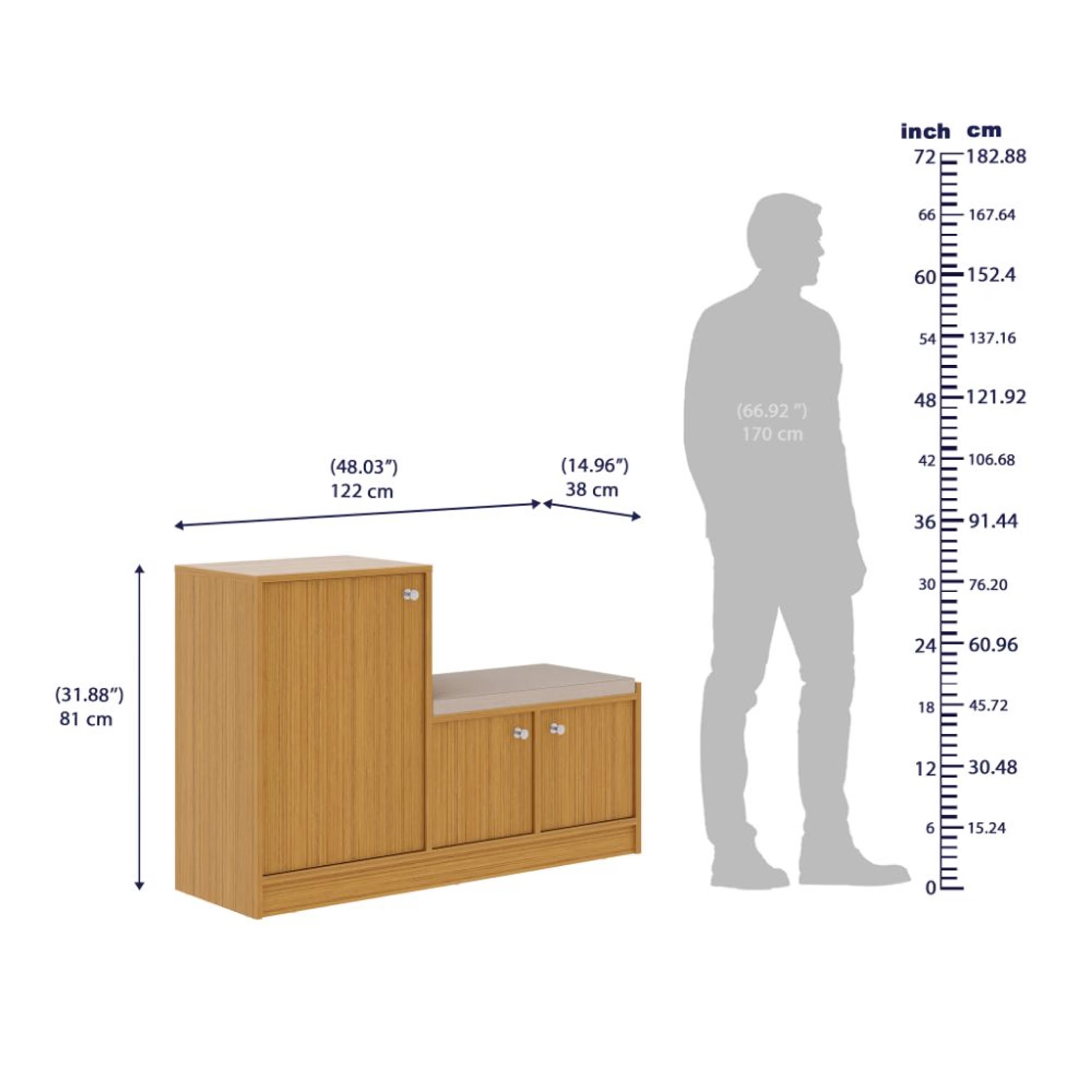Wakefit Nervia Shoe Rack (Urban Teak) Urban Teak 10 Wakefit Nervia Shoe Rack (Urban Teak) Urban Teak