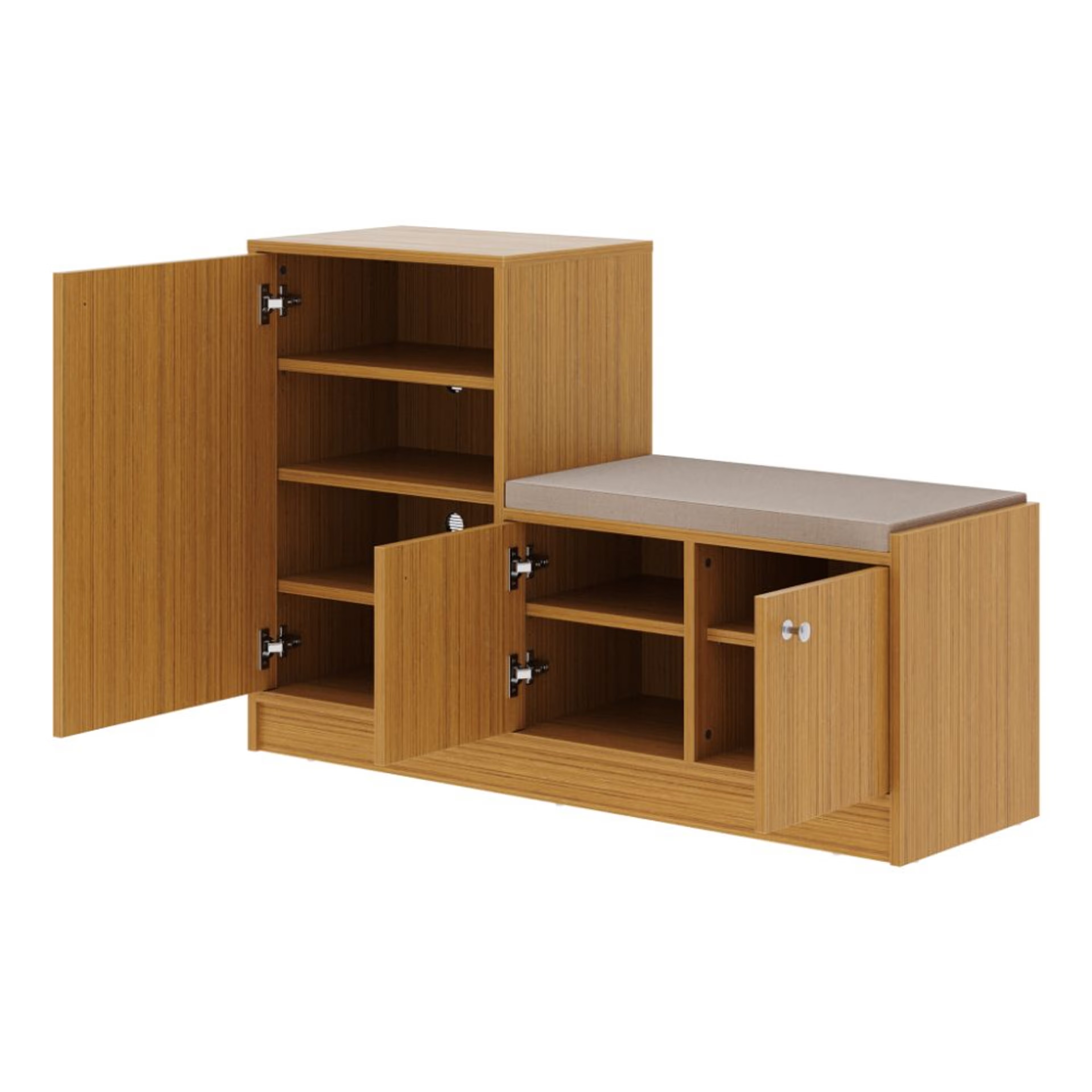 Wakefit Nervia Shoe Rack (Urban Teak) Urban Teak 9 Wakefit Nervia Shoe Rack (Urban Teak) Urban Teak
