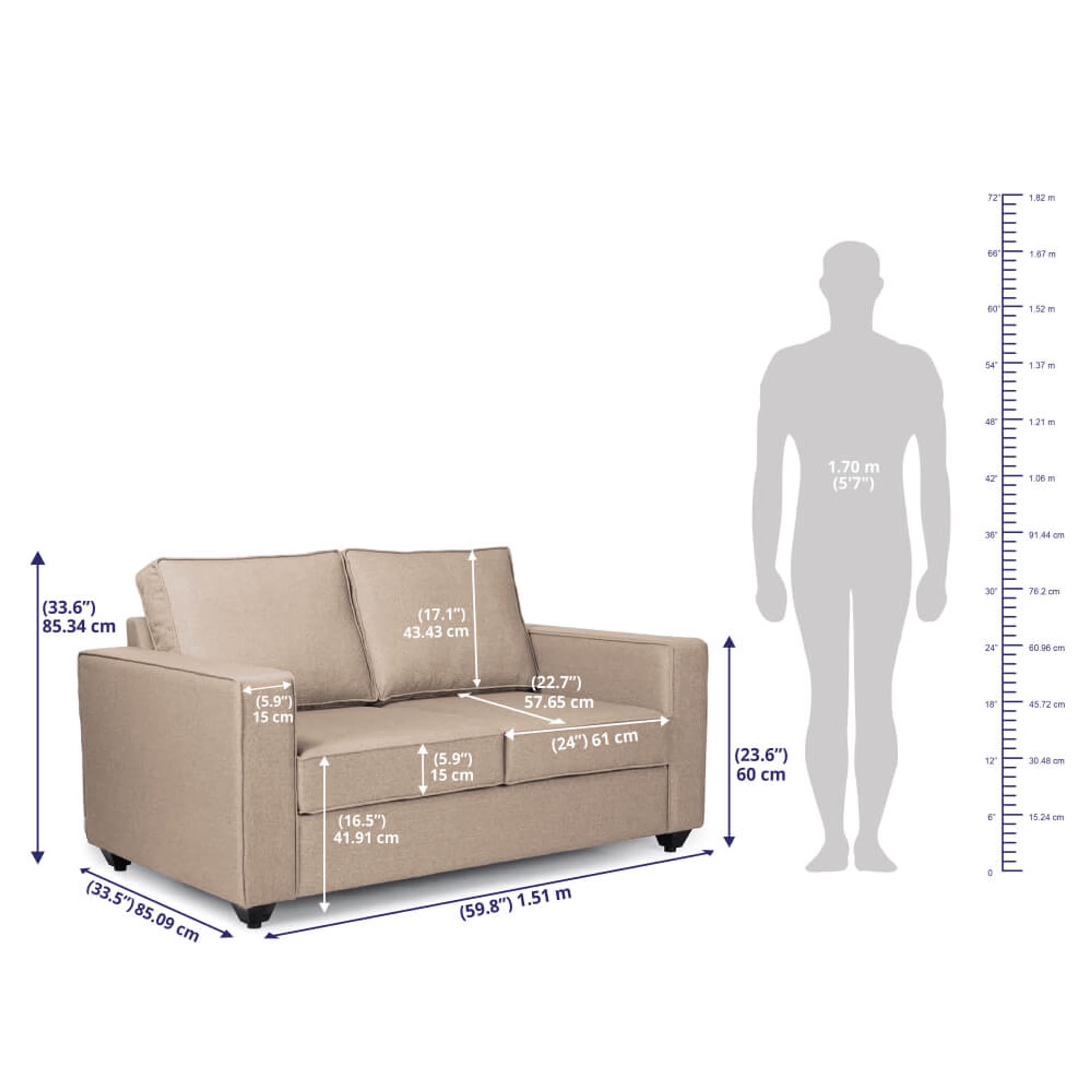 Wakefit Napper Sofa Set (3+2) Regular, Without Storage, 3+2, Omega Pearl 11 Wakefit Napper Sofa Set (3+2) Regular, Without Storage, 3+2, Omega Pearl