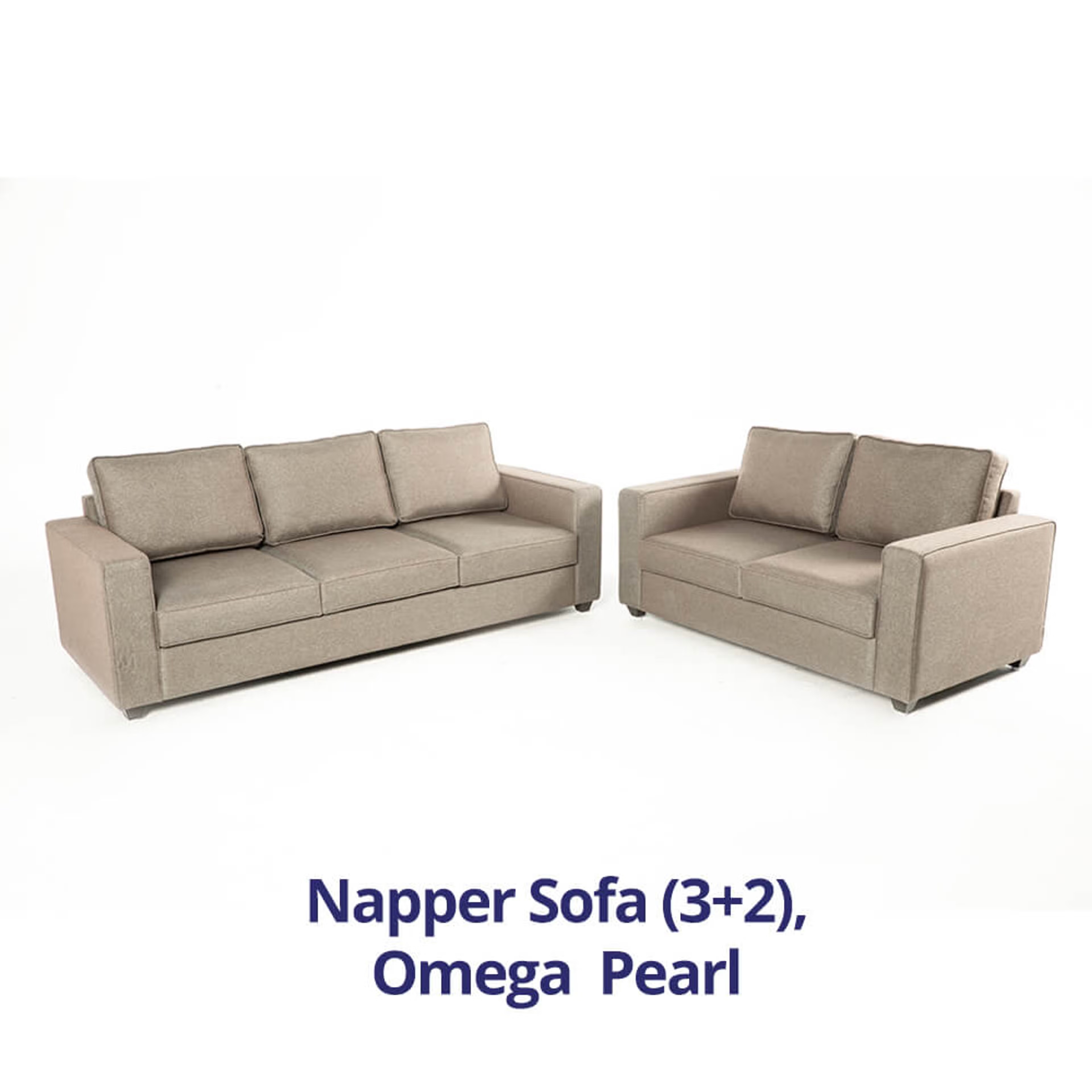 Wakefit Napper Sofa Set (3+2) Regular, Without Storage, 3+2, Omega Pearl 2 Wakefit Napper Sofa Set (3+2) Regular, Without Storage, 3+2, Omega Pearl