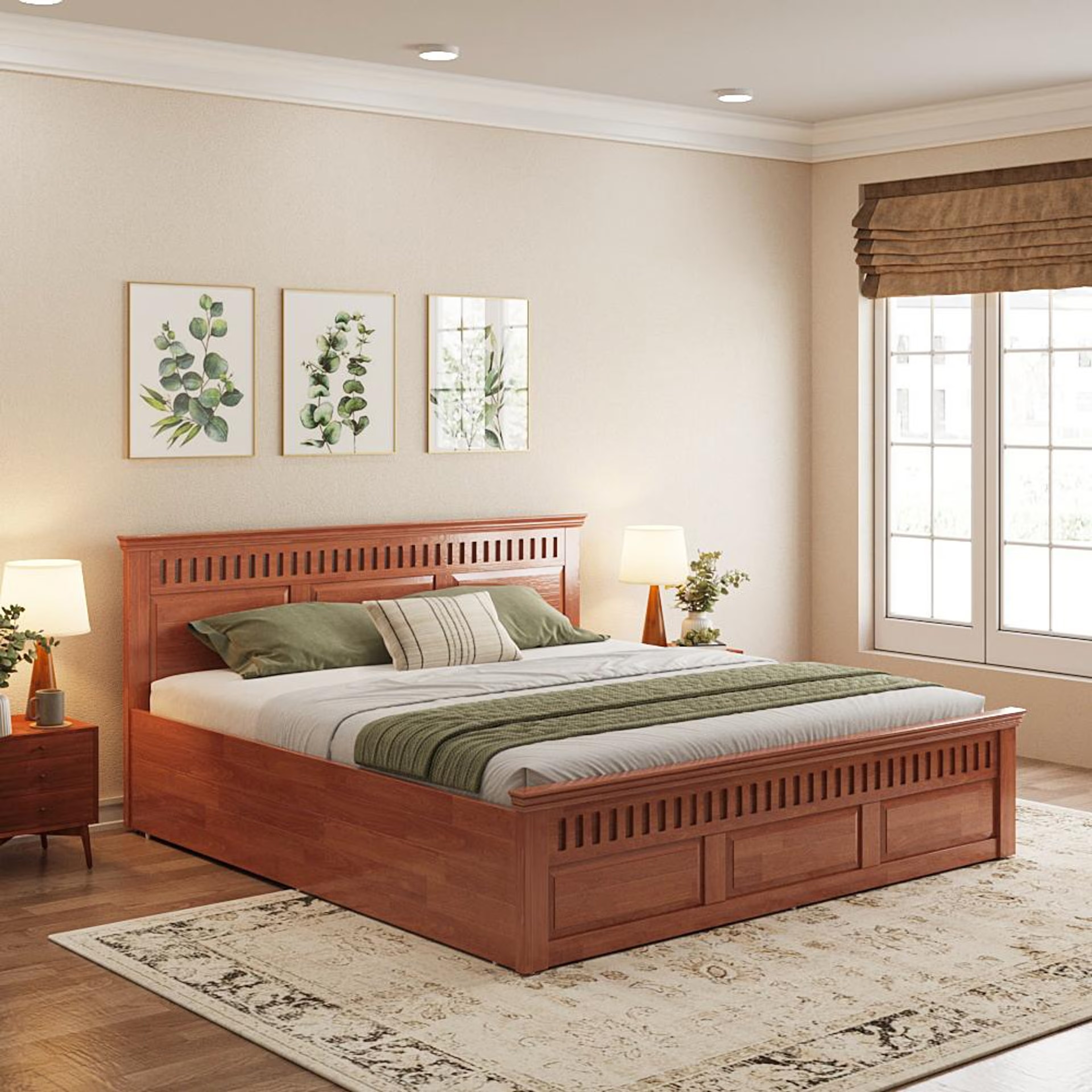 Home 31 Wakefit Pegasi King Solid wood bed with storage King - 78" x 72\