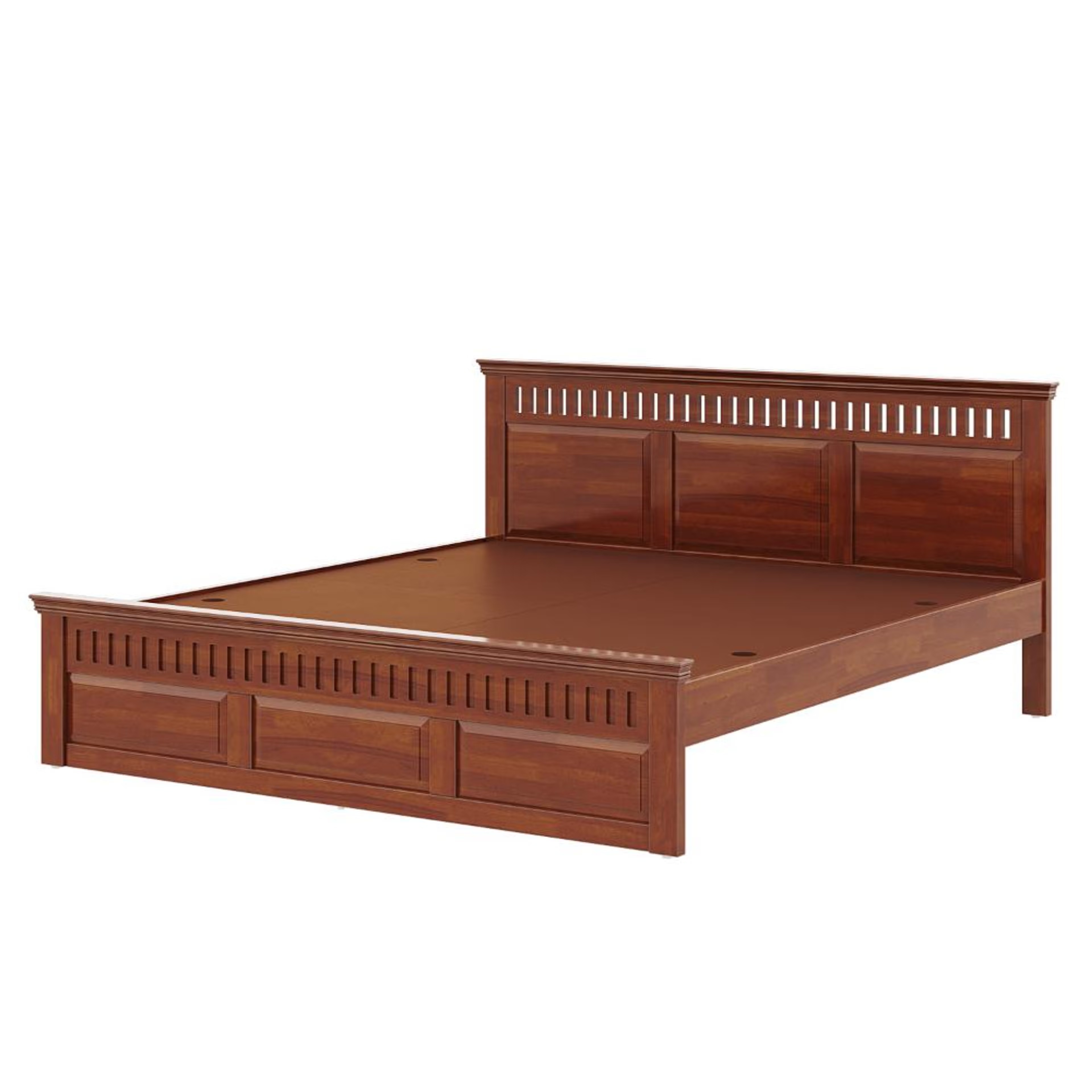Wakefit Pegasi King Solid wood bed without storage King - 78" x 72\