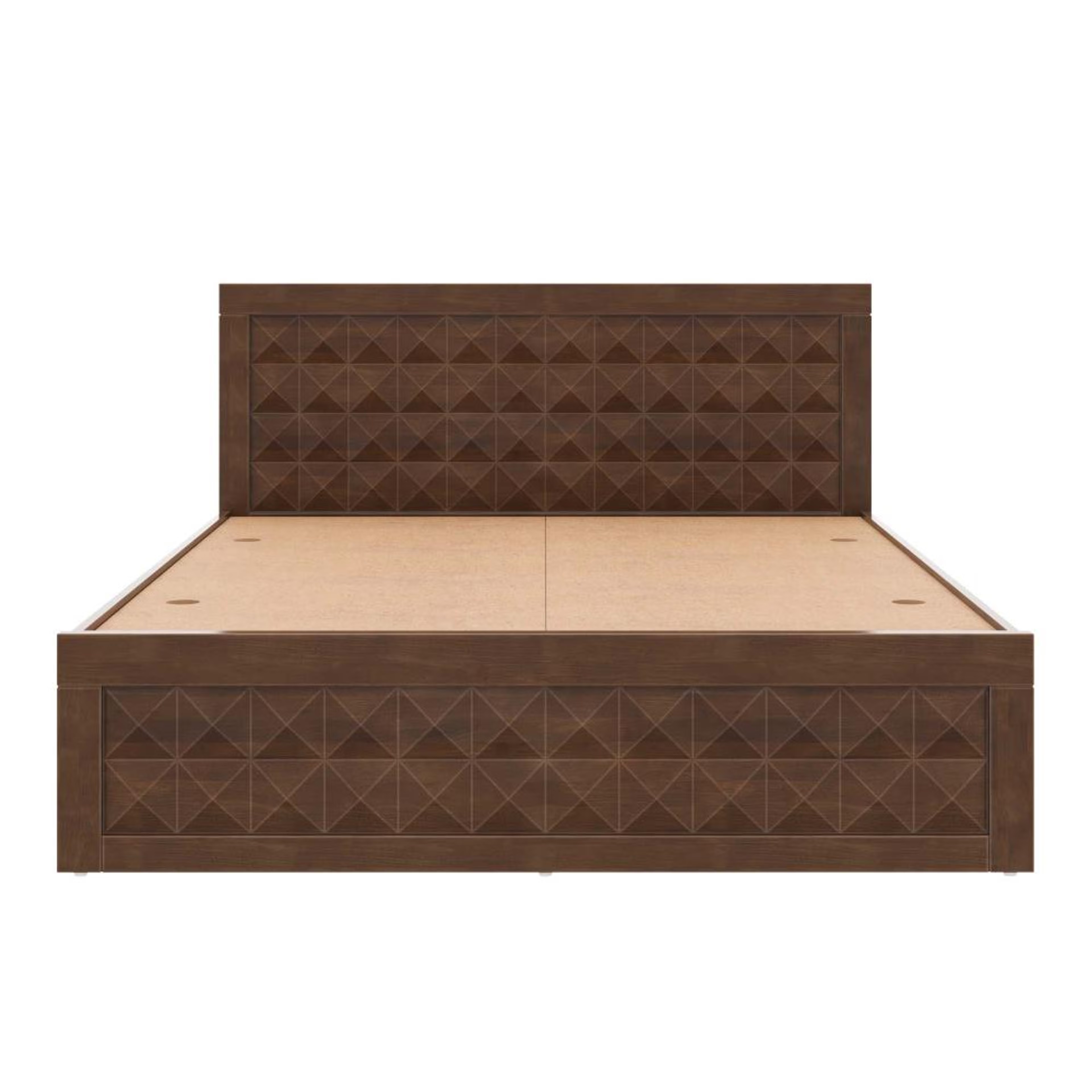 Wakefit STUD Queen Solid wood bed without storage Queen - 78" x 60\