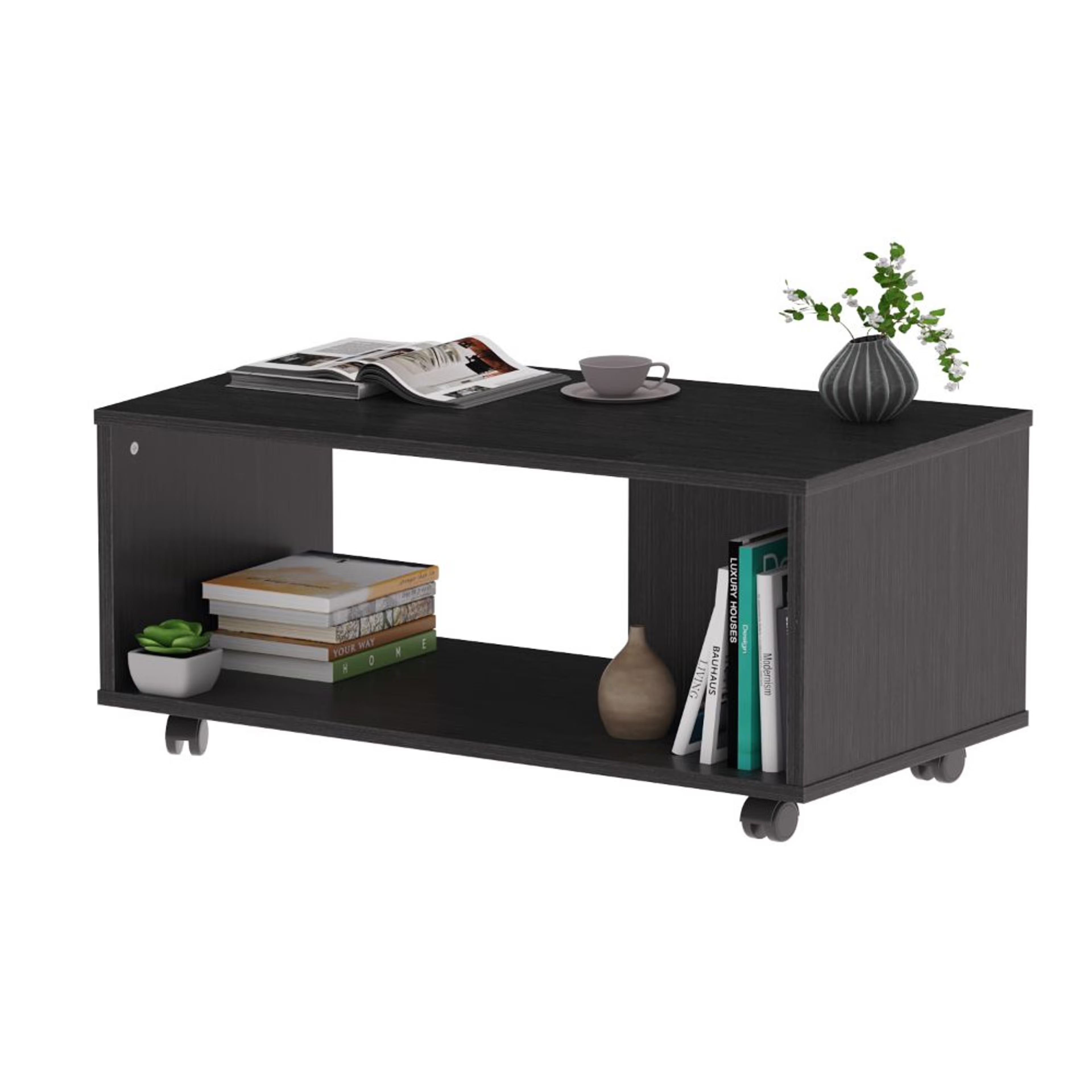 Leonis Coffee Table - Wenge Color, Engineered Wood Wenge
