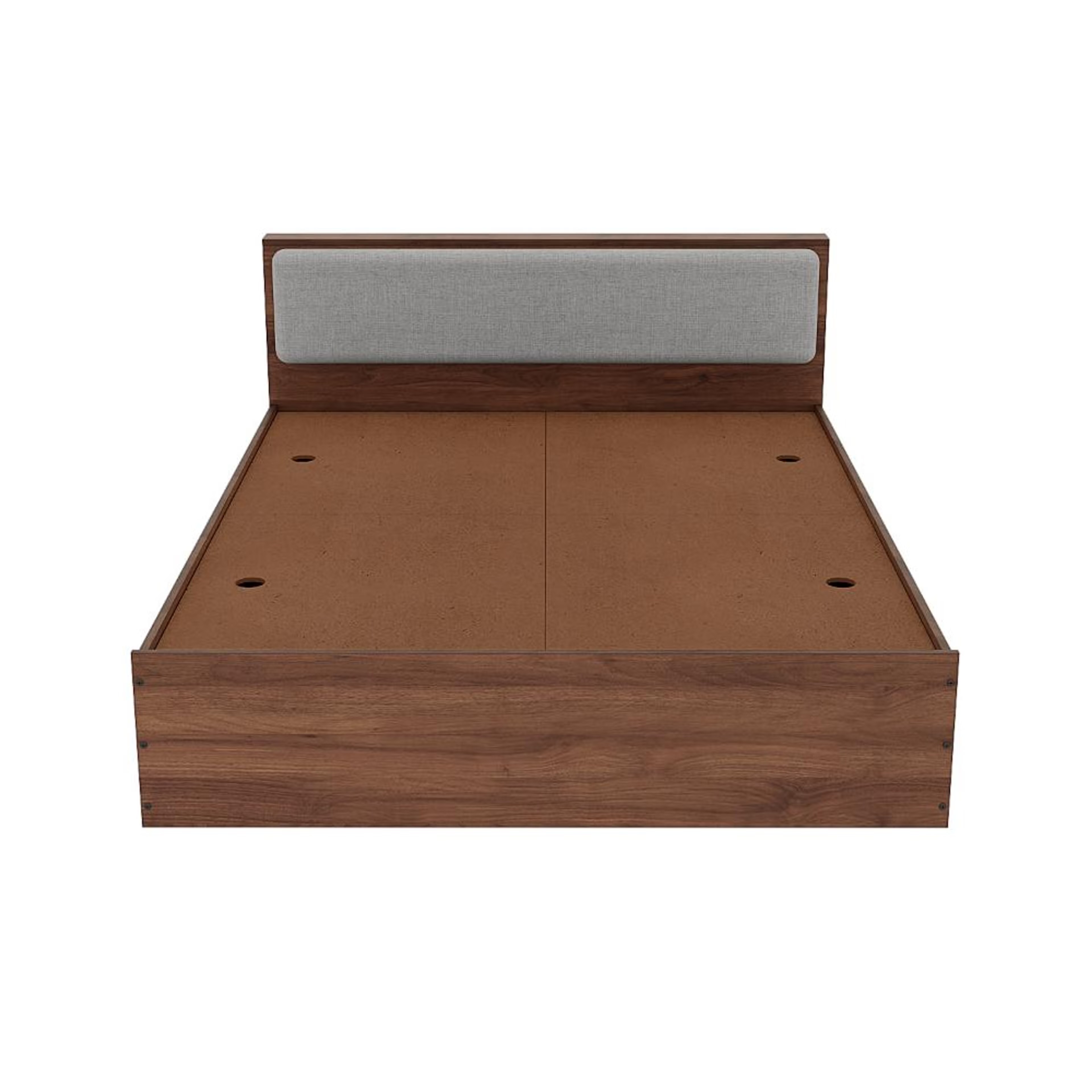 Wakefit Taurus Queen Storage Engineered Wood Bed With Omega Grey Upholstered Headboard Queen - 78" x 60 5 Wakefit Taurus Queen Storage Engineered Wood Bed With Omega Grey Upholstered Headboard Queen - 78" x 60\