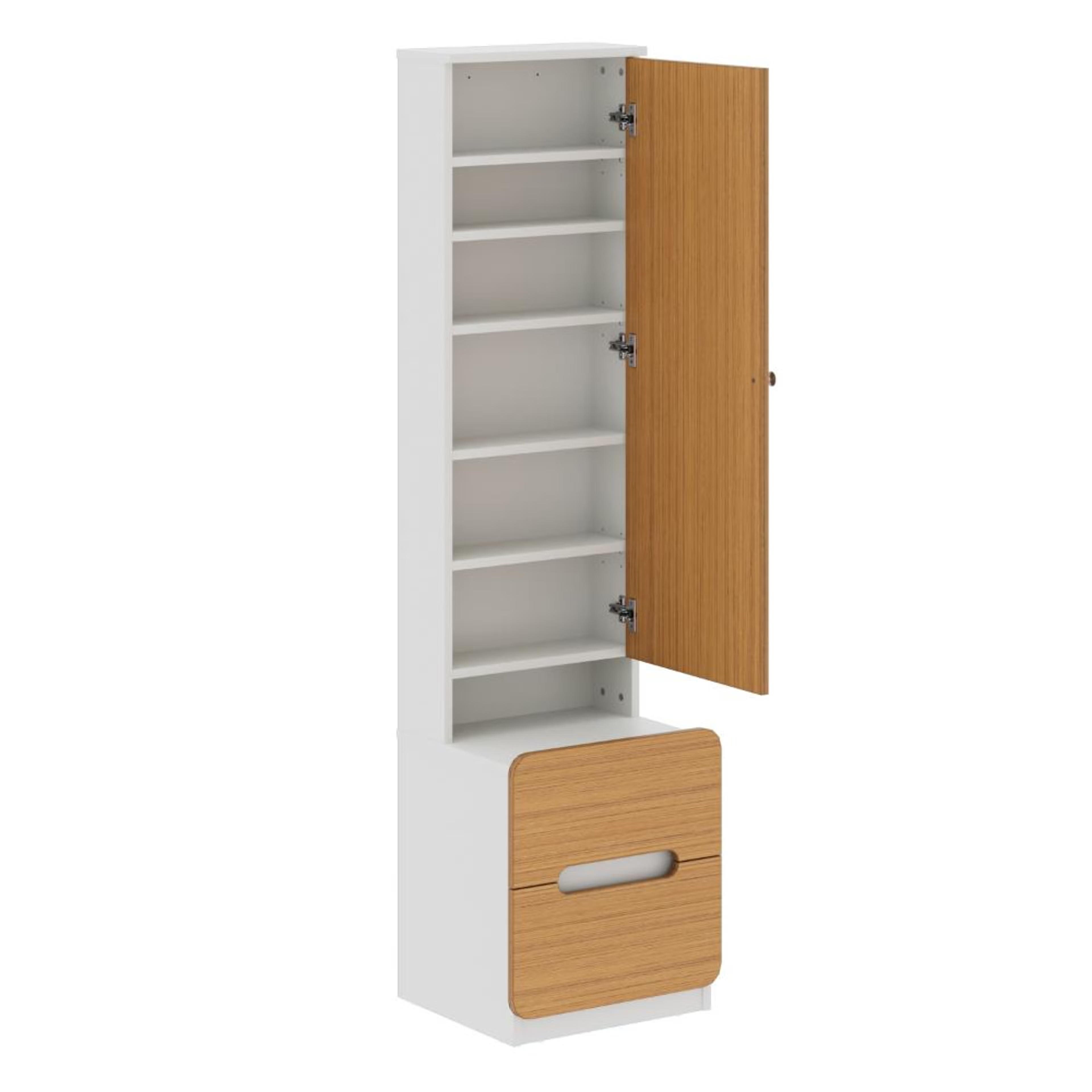 Home 32 Wakefit Mendla Dresser White And Urban Teak Urban Teak And Frosty White