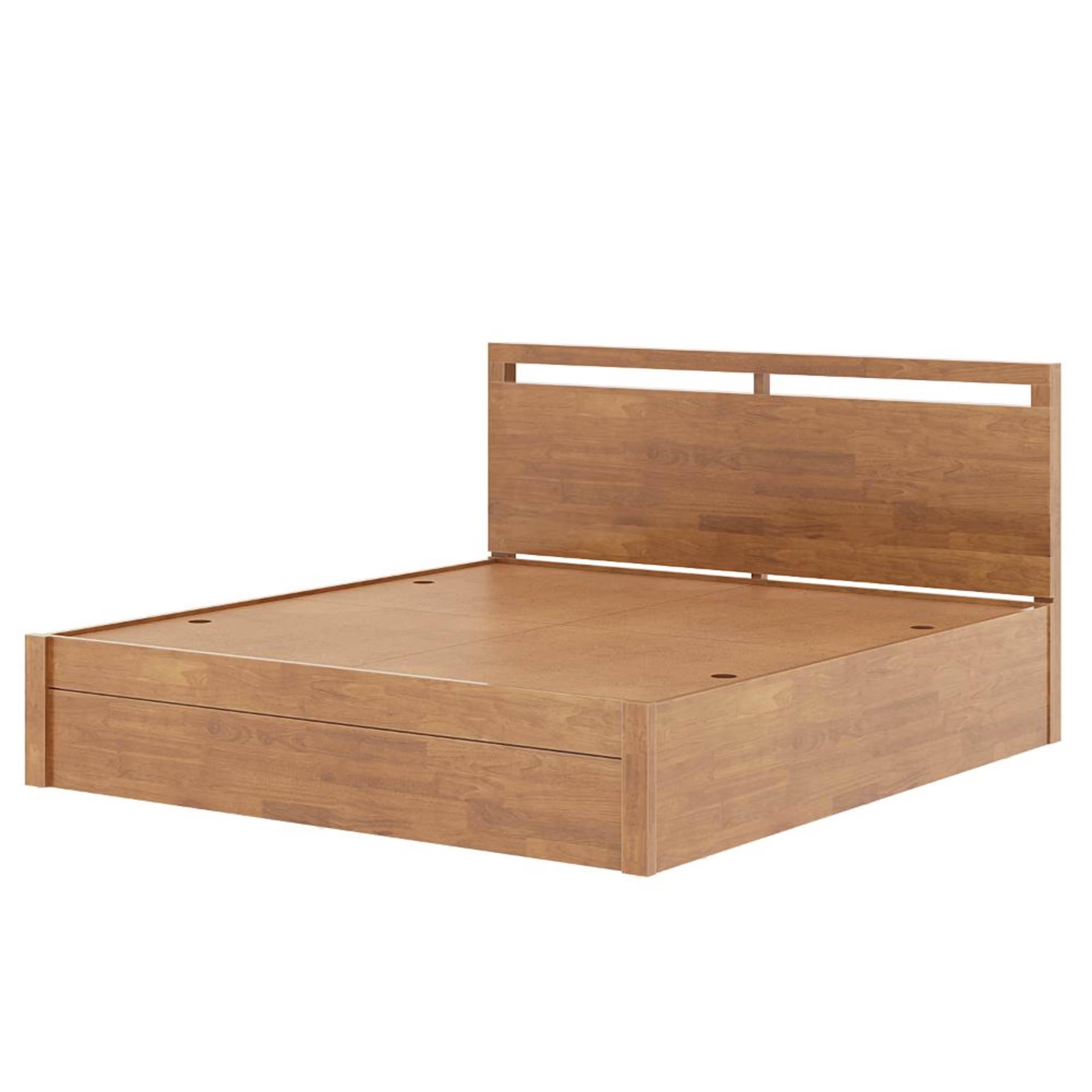 Wakefit Crucis King Solid Wood Bed With Storage King - 78" x 72 4 Wakefit Crucis King Solid Wood Bed With Storage King - 78" x 72\