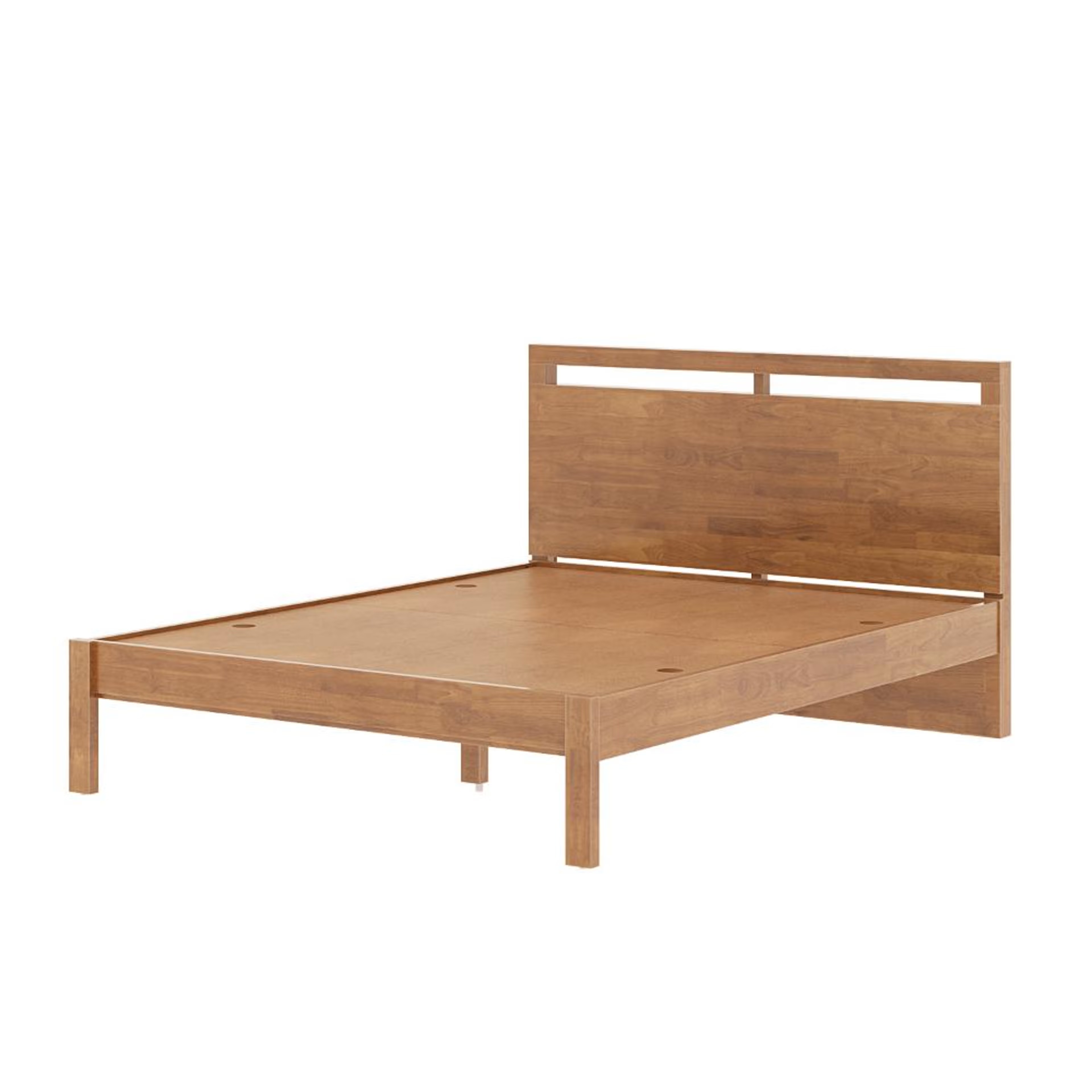 Home 27 Wakefit Crucis Queen Solid Wood Bed Without Storage Queen - 78" x 60\