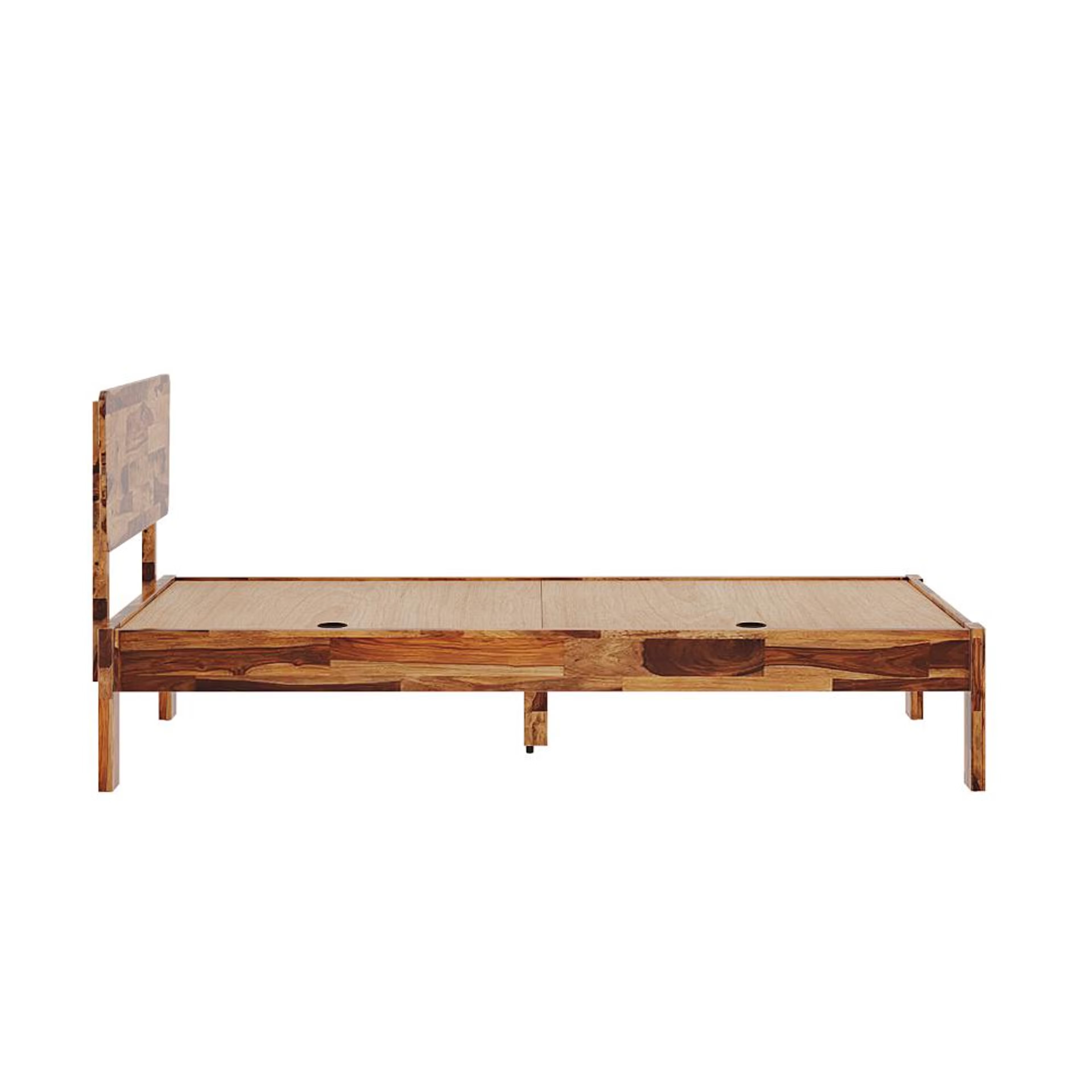 Wakefit Auriga Single Sheesham Bed Without Storage Single - 78" x 36\