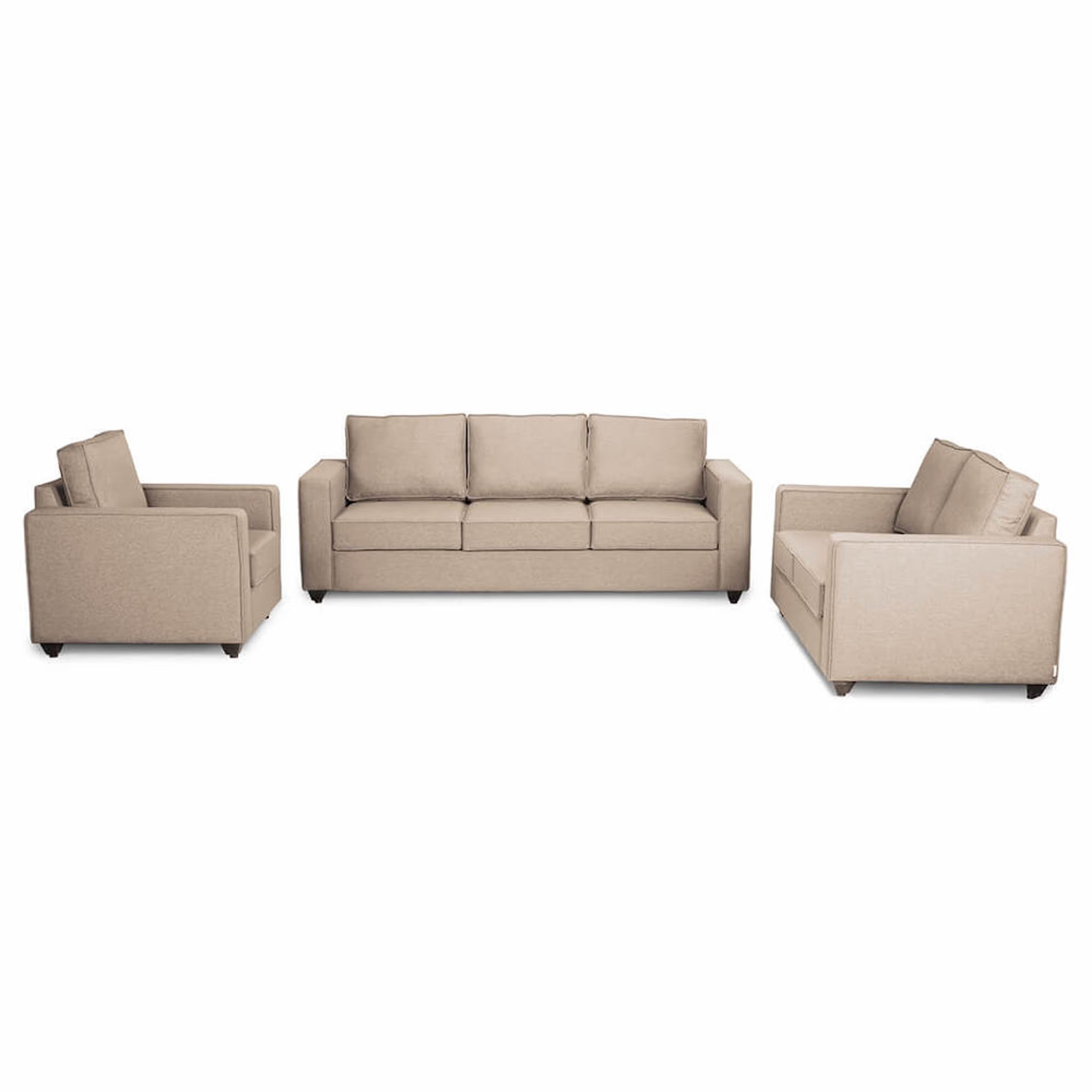 Home 30 Wakefit Napper Sofa Set Regular, Without Storage, 3+2+1, Omega Pearl