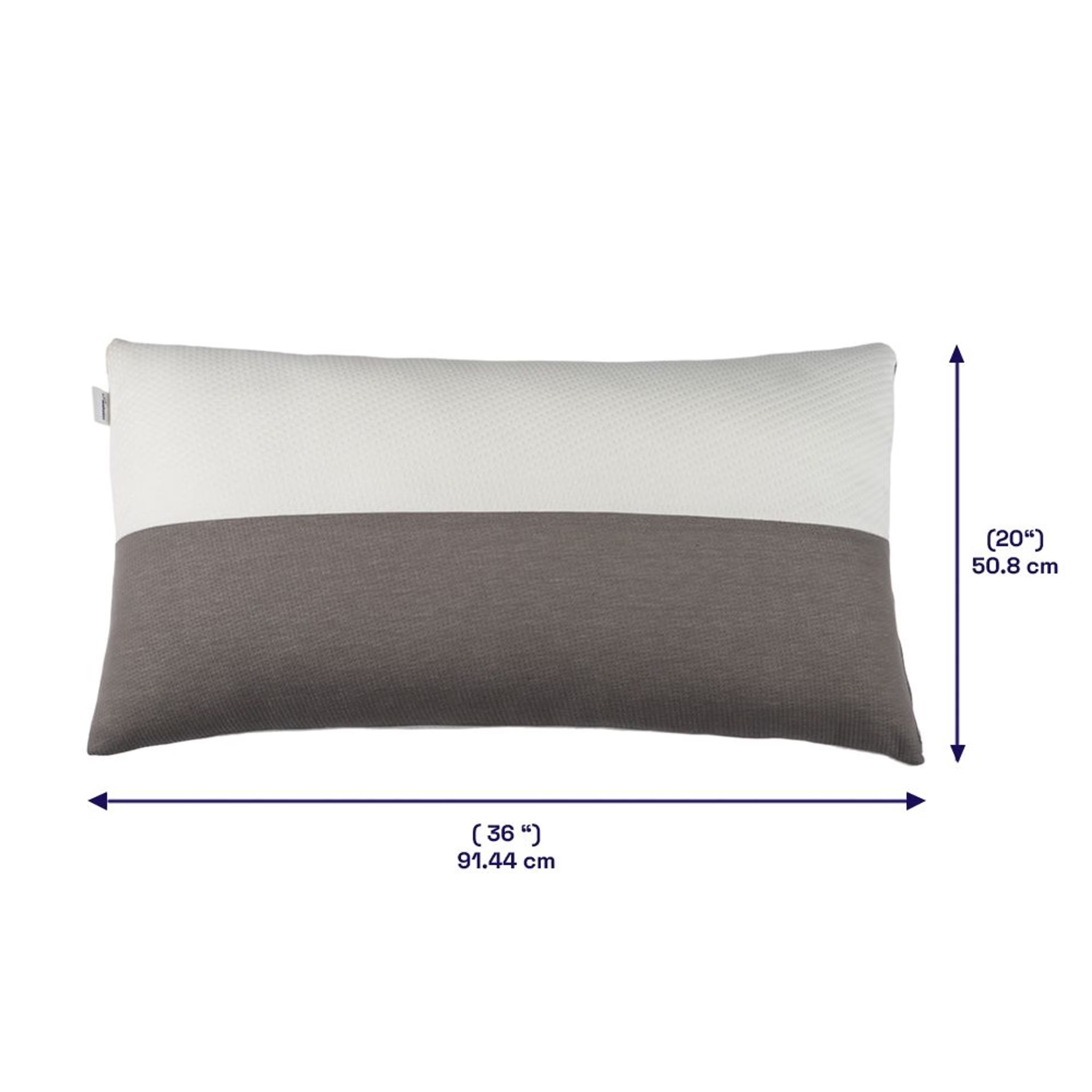 Large Size Sleeping Pillow | Set of 4 | Height Adjustable | 36 x 20 Inch | Soft & Fluffy | White and Grey Large, Set of 4 8 Large Size Sleeping Pillow | Set of 4 | Height Adjustable | 36 x 20 Inch | Soft & Fluffy | White and Grey Large, Set of 4
