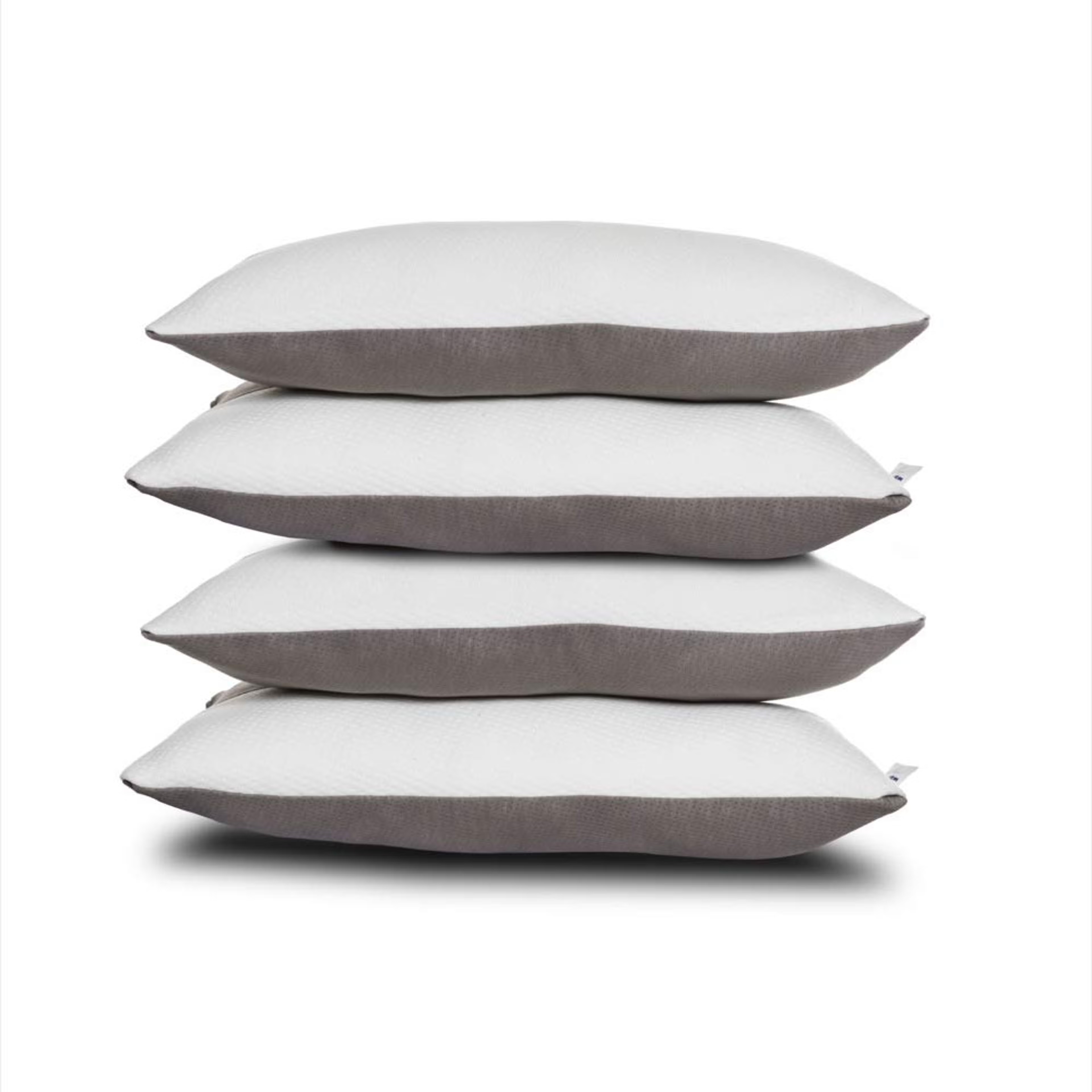 Large Size Sleeping Pillow | Set of 4 | Height Adjustable | 36 x 20 Inch | Soft & Fluffy | White and Grey Large, Set of 4 9 Large Size Sleeping Pillow | Set of 4 | Height Adjustable | 36 x 20 Inch | Soft & Fluffy | White and Grey Large, Set of 4