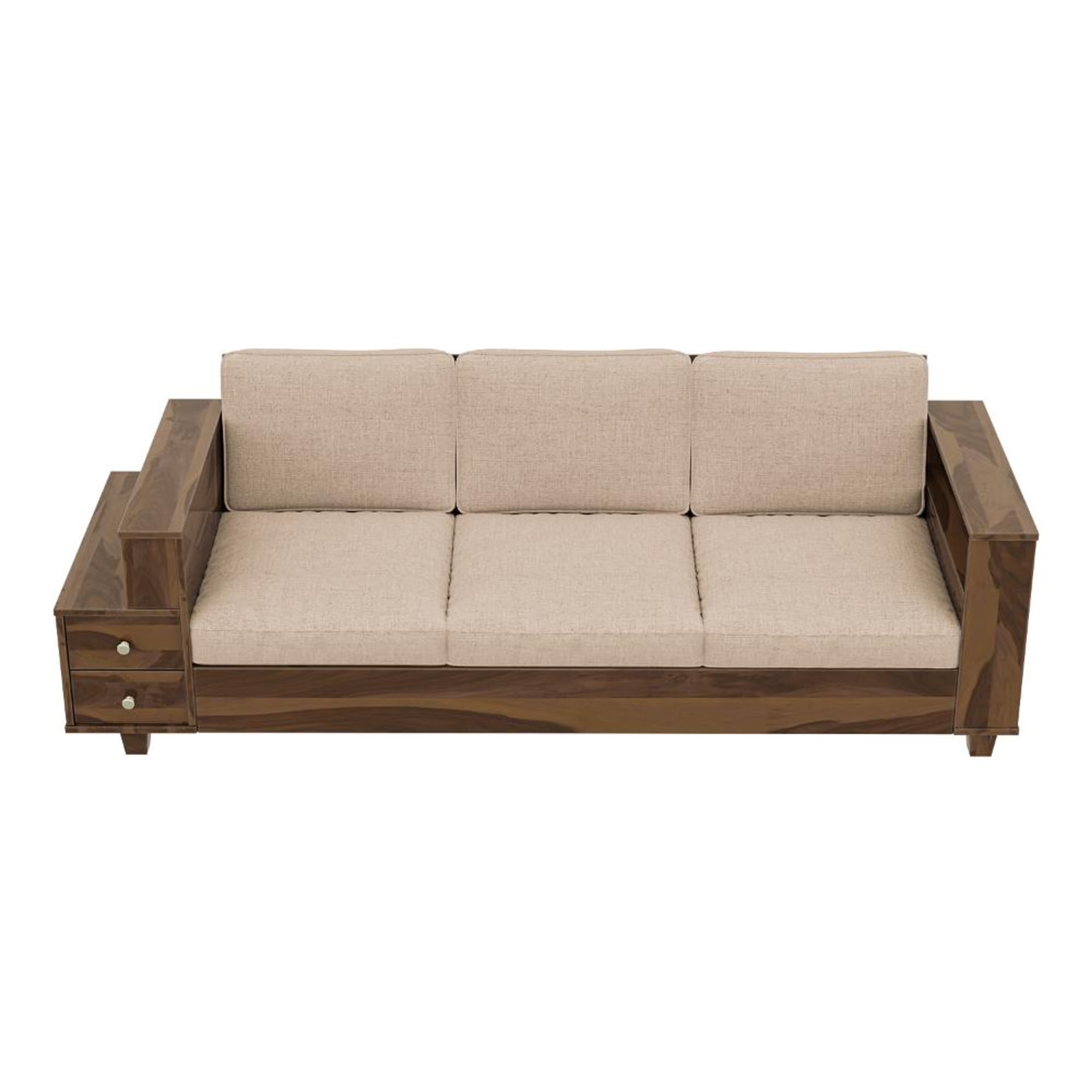 Wakefit Manila Sheesham Wood Sofa - Three Seater Regular, 3 Seater, Omega Pearl 6 Wakefit Manila Sheesham Wood Sofa - Three Seater Regular, 3 Seater, Omega Pearl