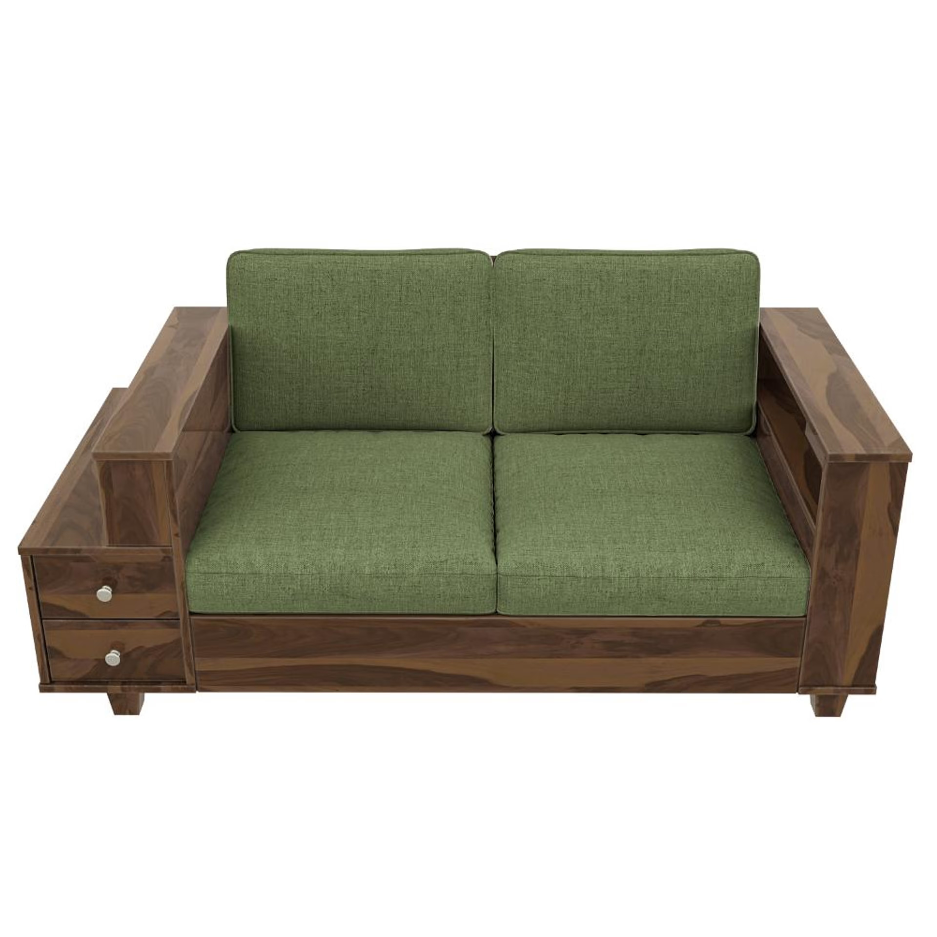 Wakefit Manila Sheesham Wood Sofa - Two Seater Regular, 2 Seater, Omega Green 6 Wakefit Manila Sheesham Wood Sofa - Two Seater Regular, 2 Seater, Omega Green