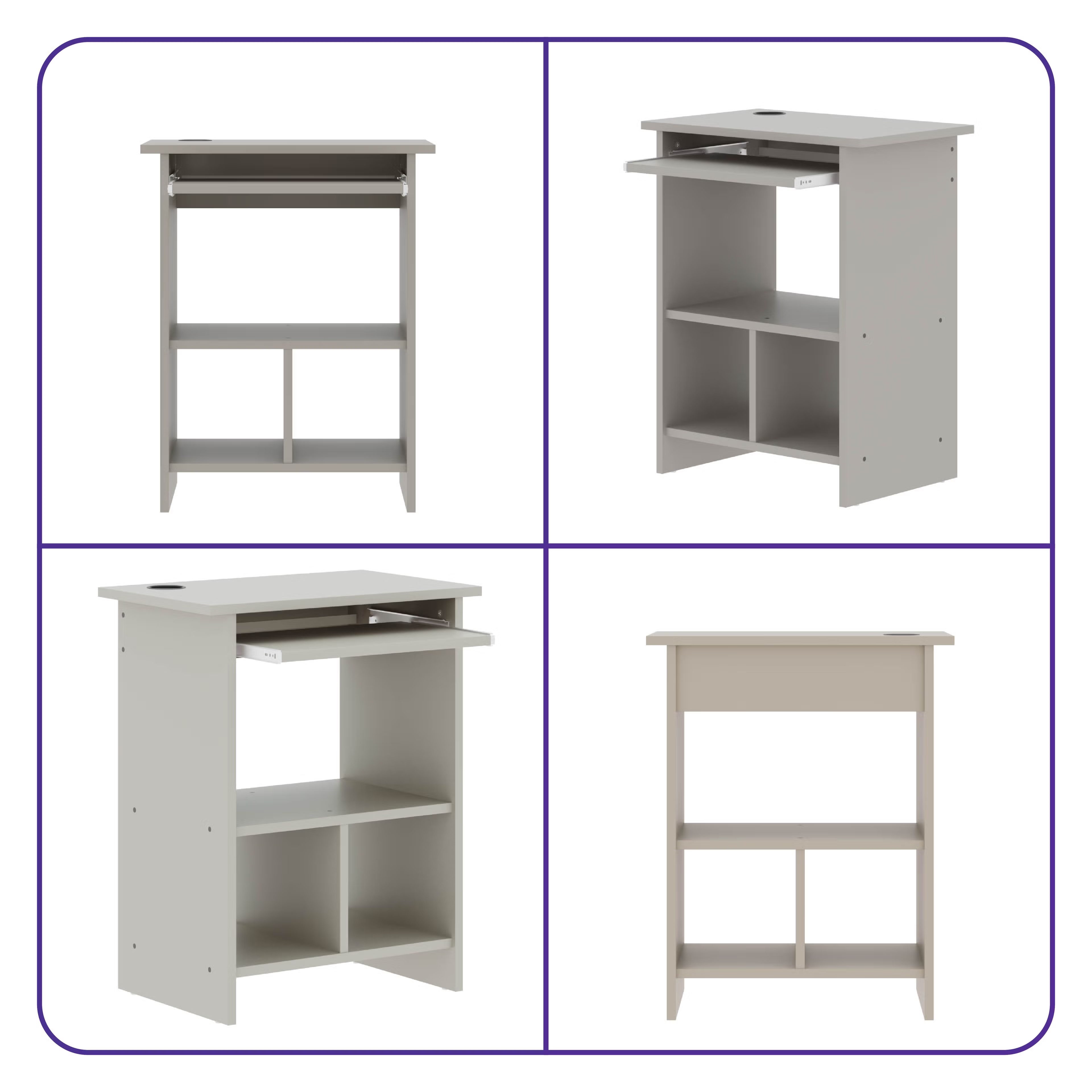 Wakefit Cursa Study Table - Pumic Grey Pumic Grey 3 Wakefit Cursa Study Table - Pumic Grey Pumic Grey